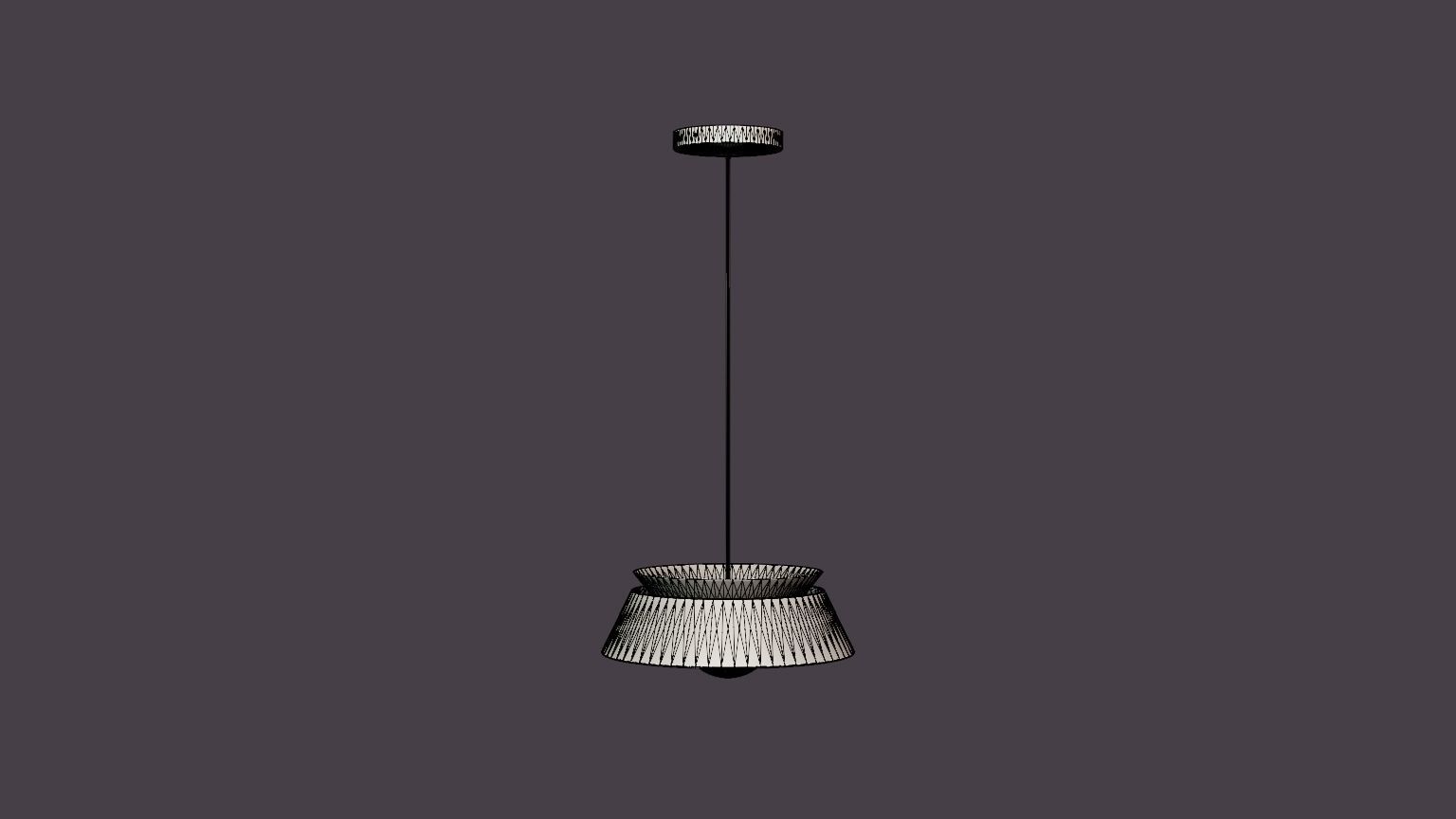 Cuna Lamp Low-poly 3D model_4