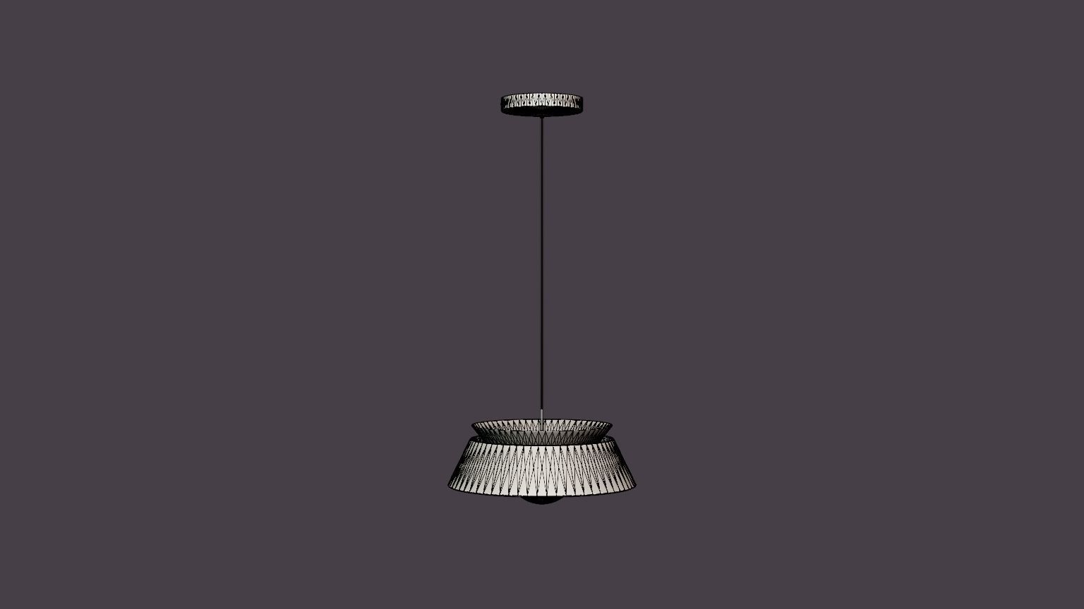 Cuna Lamp Low-poly 3D model_3