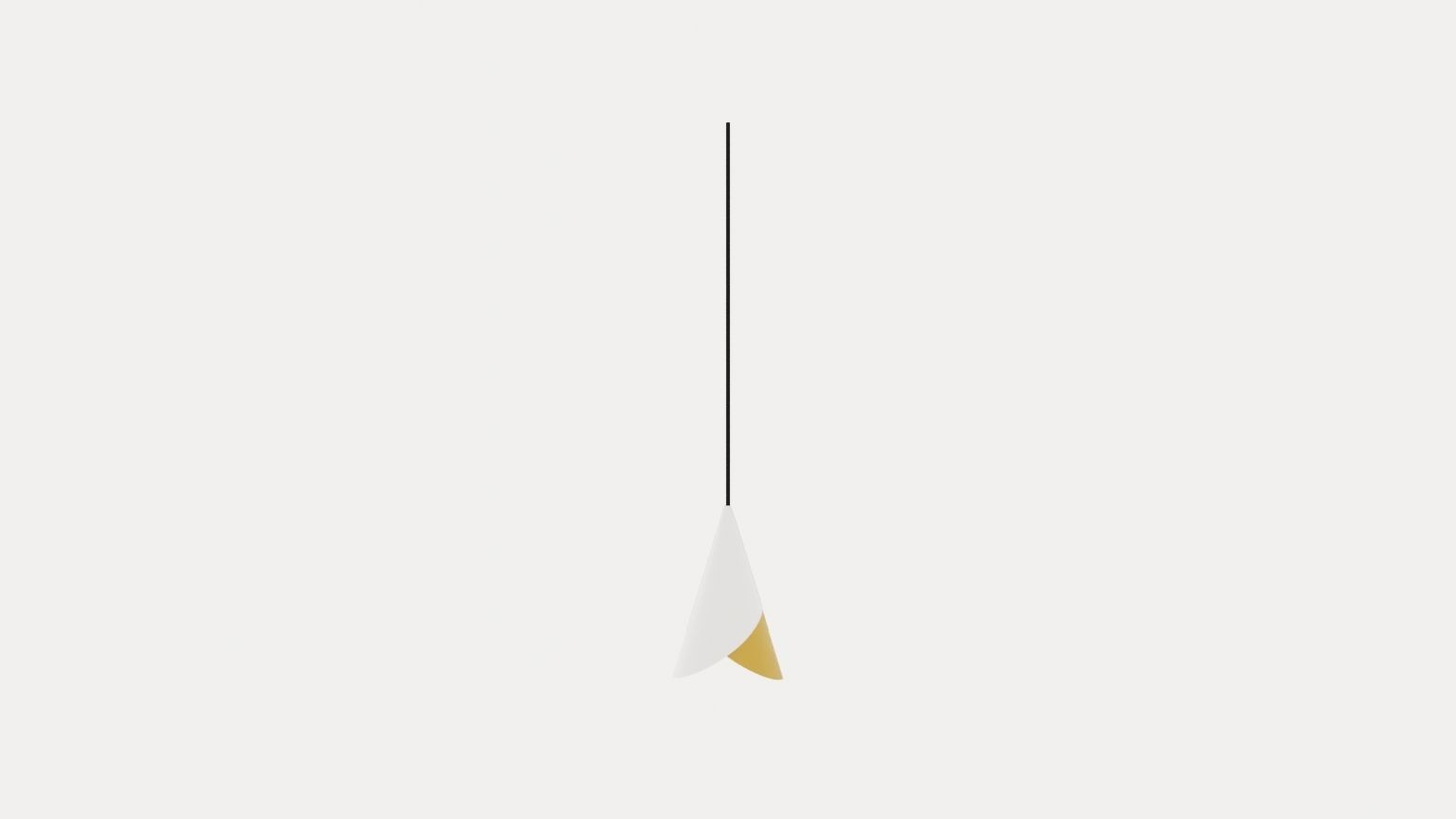 Cornet Lamp Low-poly 3D model_2