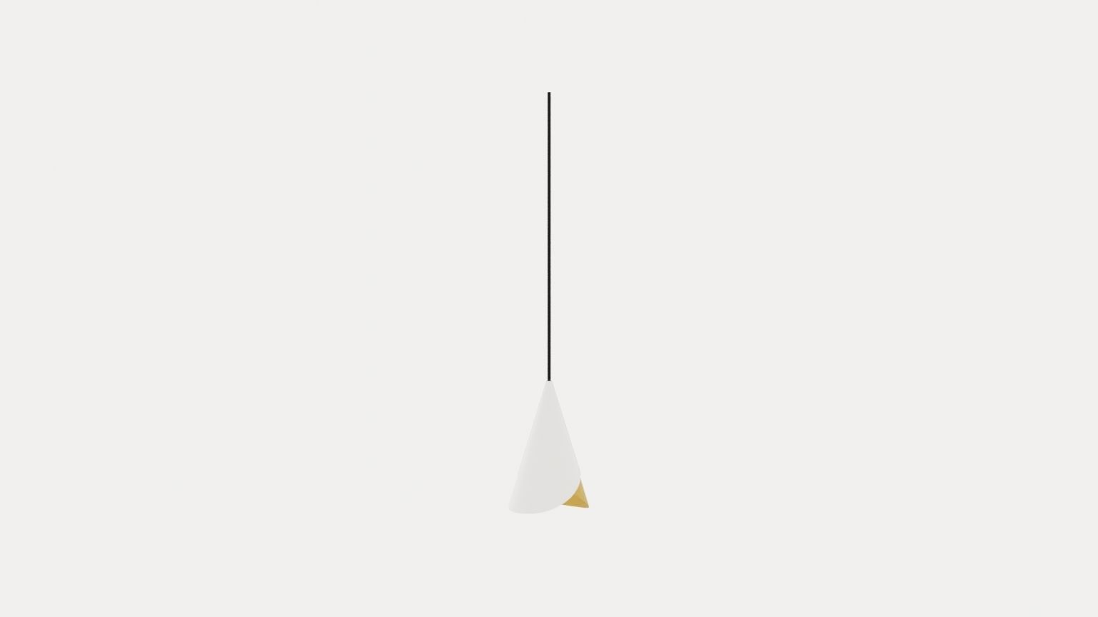 Cornet Lamp Low-poly 3D model_3