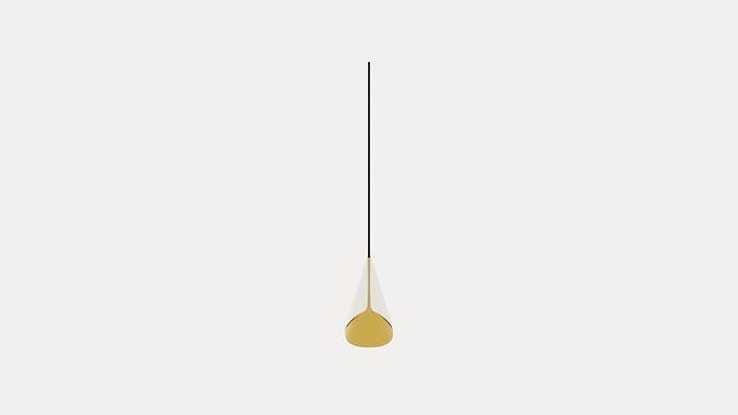 Cornet Lamp Low-poly 3D model