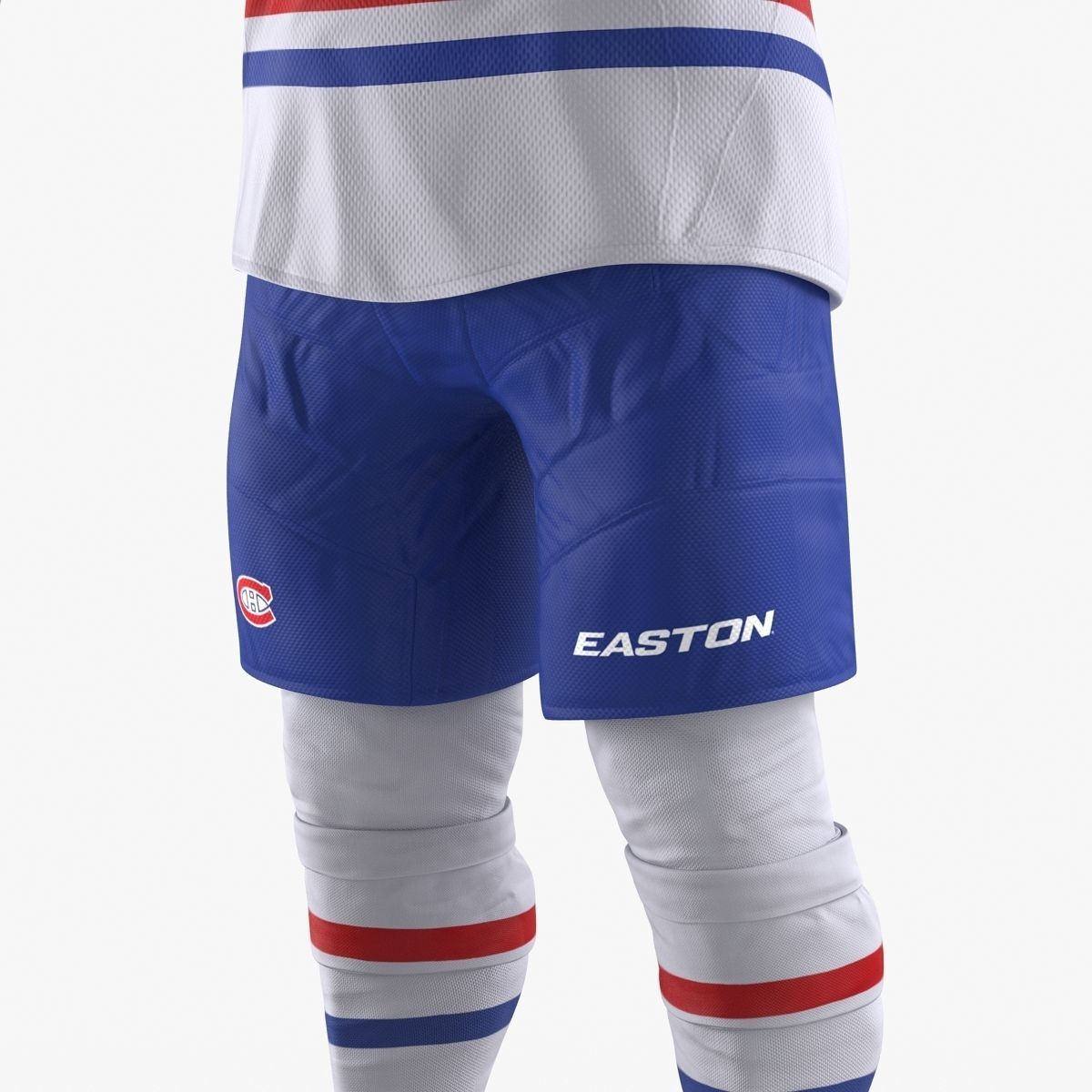 Hockey Player Montreal Canadiens Rigged for Maya 3D model_13