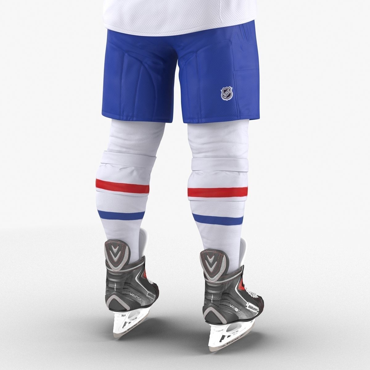 Hockey Player Montreal Canadiens Rigged for Maya 3D model_11