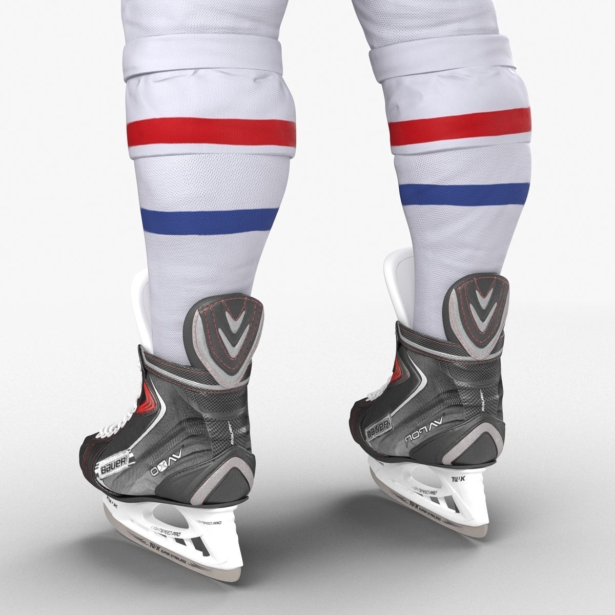 Hockey Player Montreal Canadiens Rigged for Maya 3D model_40
