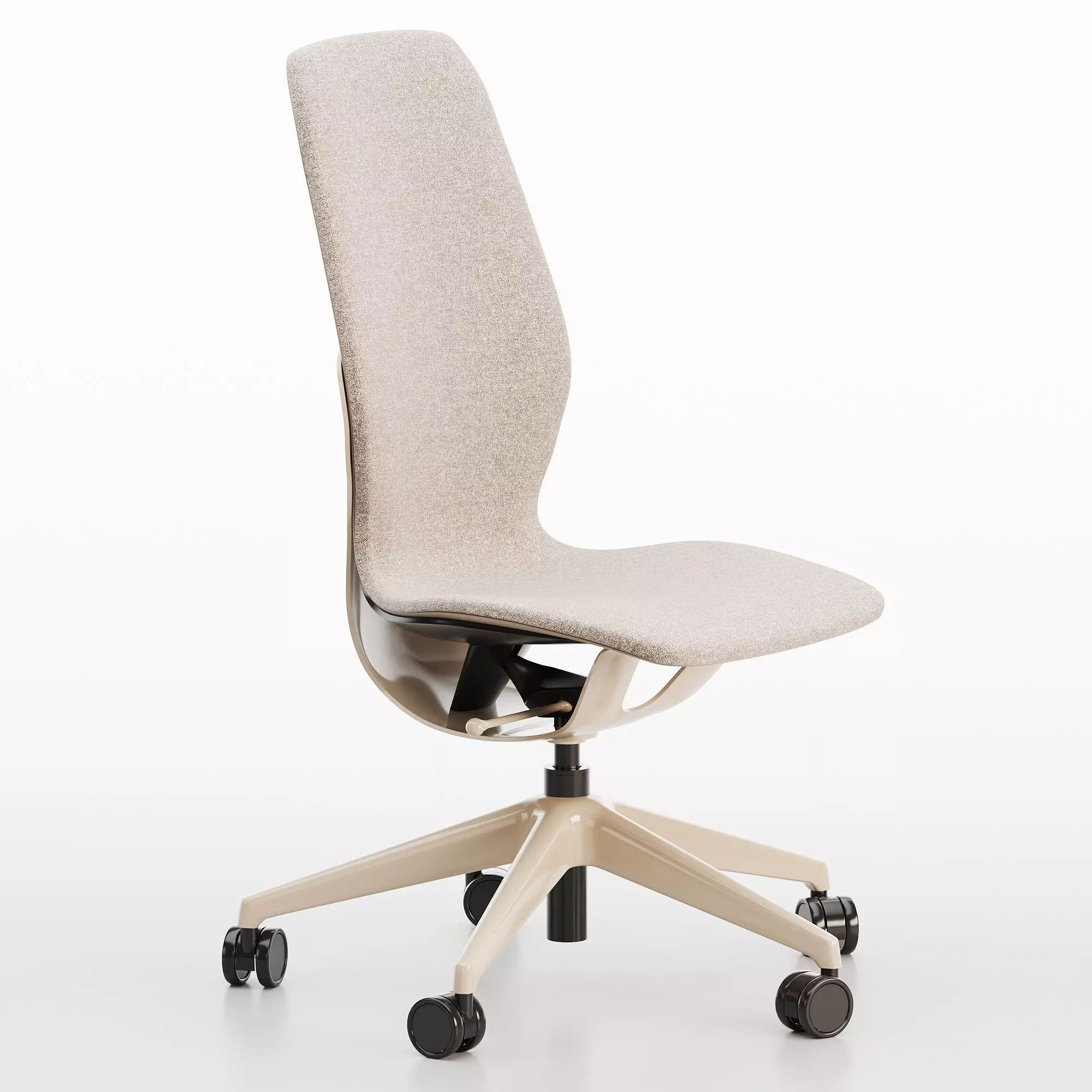SILQ ARMLESS CHAIR Low-poly 3D model