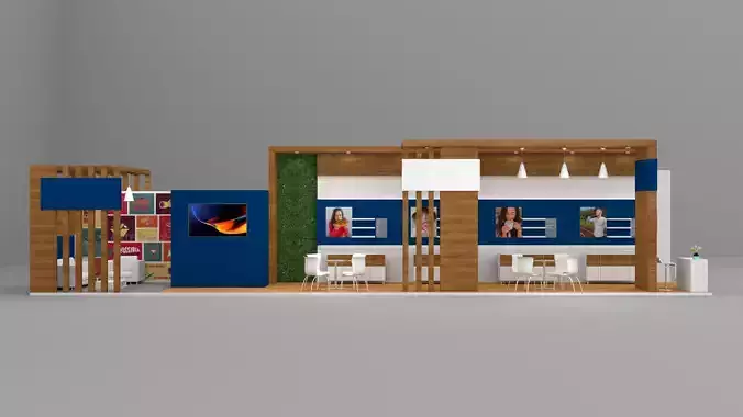 48sqmt exhibition stall 16x3mtr 