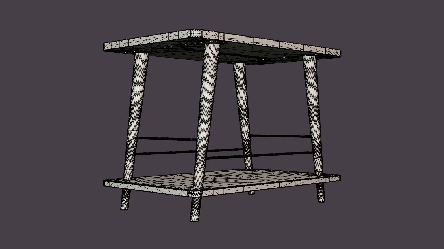 Convenience Table Low-poly 3D model_6