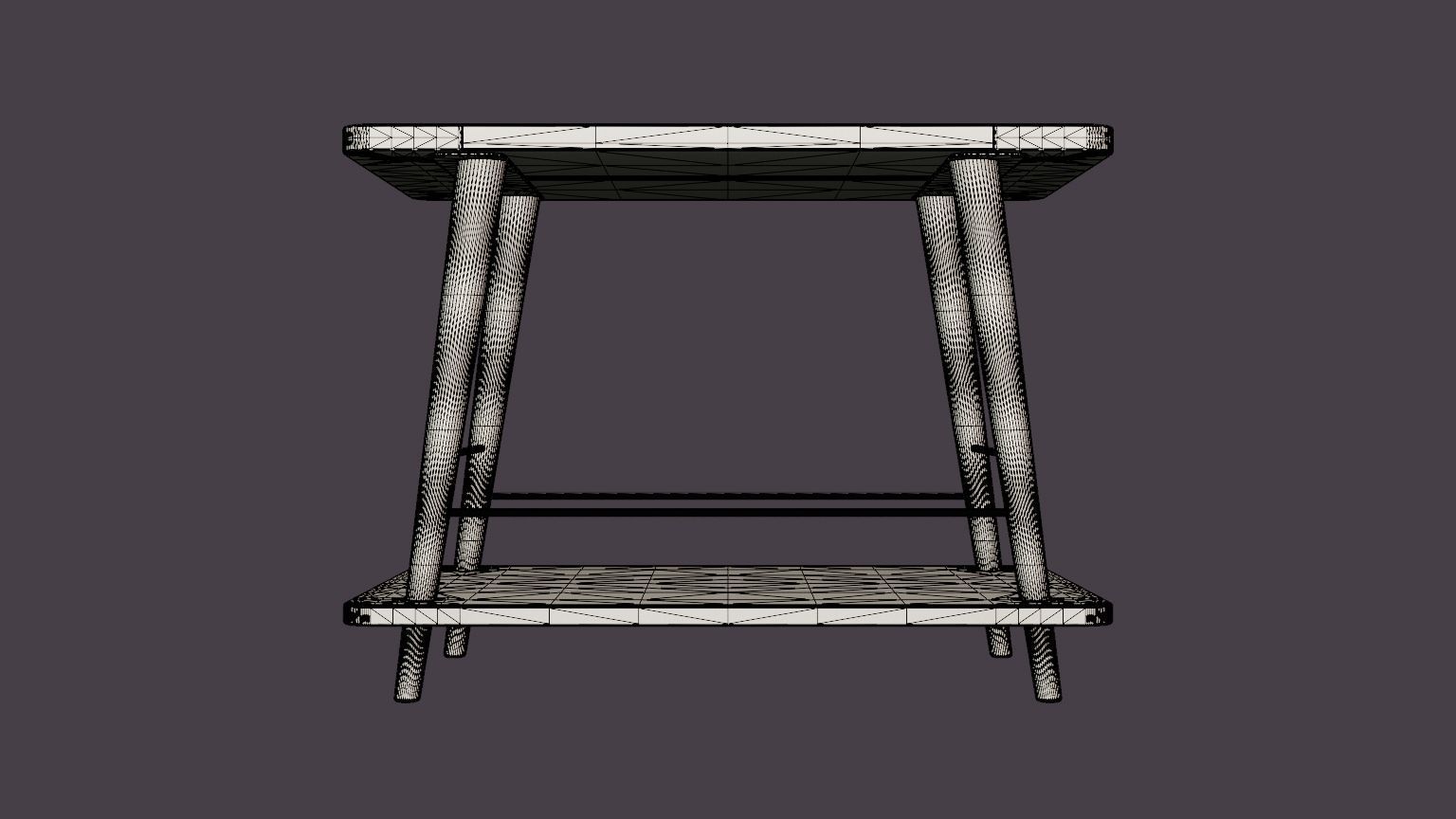Convenience Table Low-poly 3D model_5