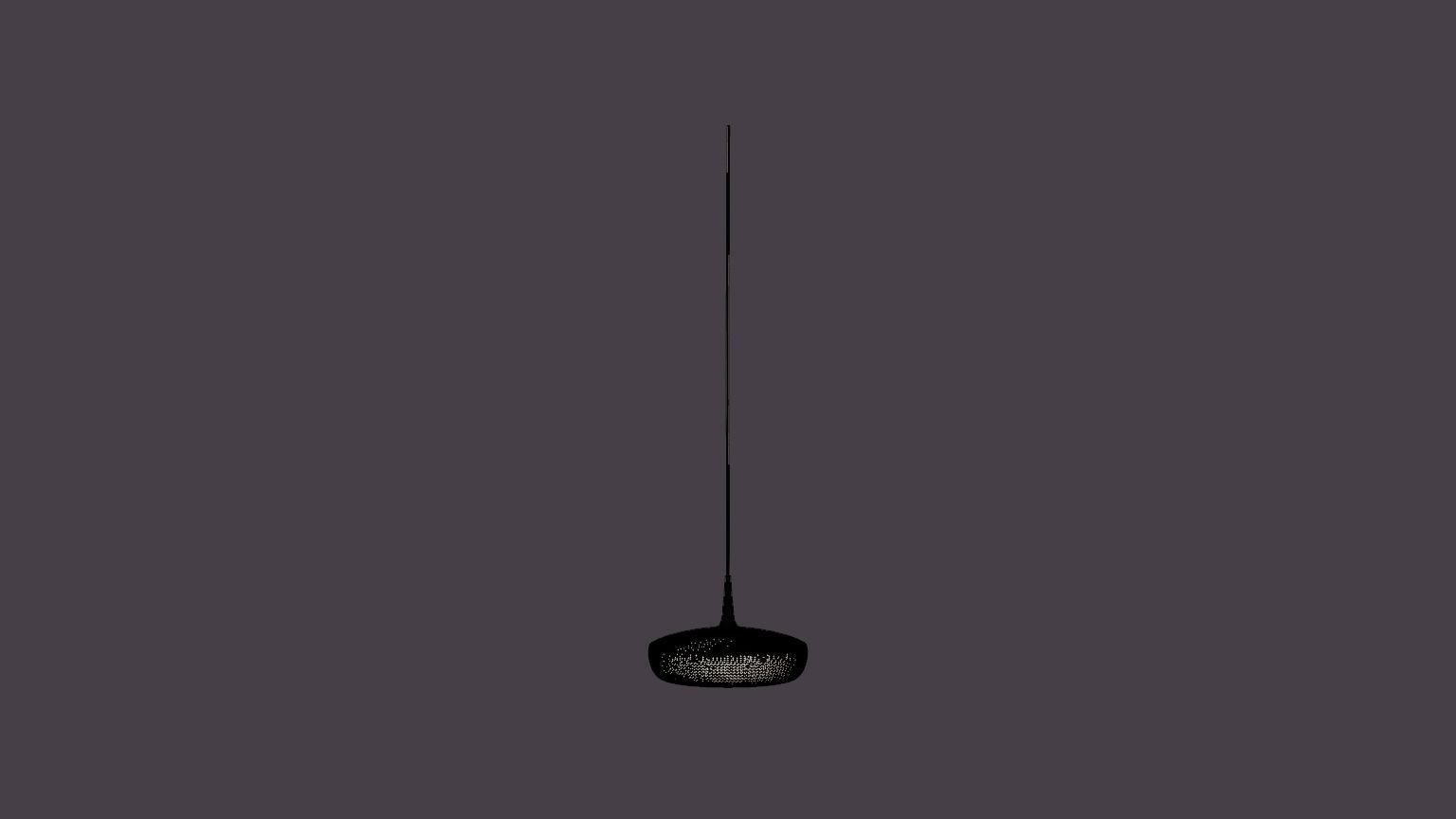 Clava Dine Lamp Low-poly 3D model_7