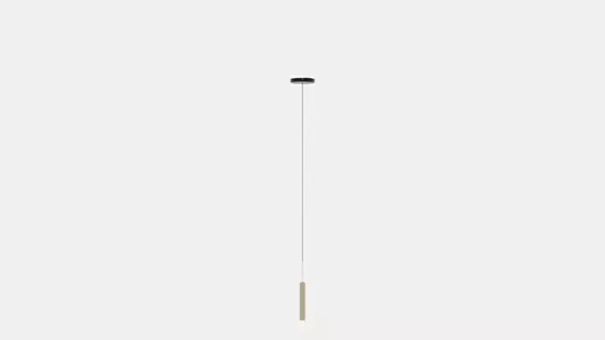 Chimes Lamp Low-poly 3D model