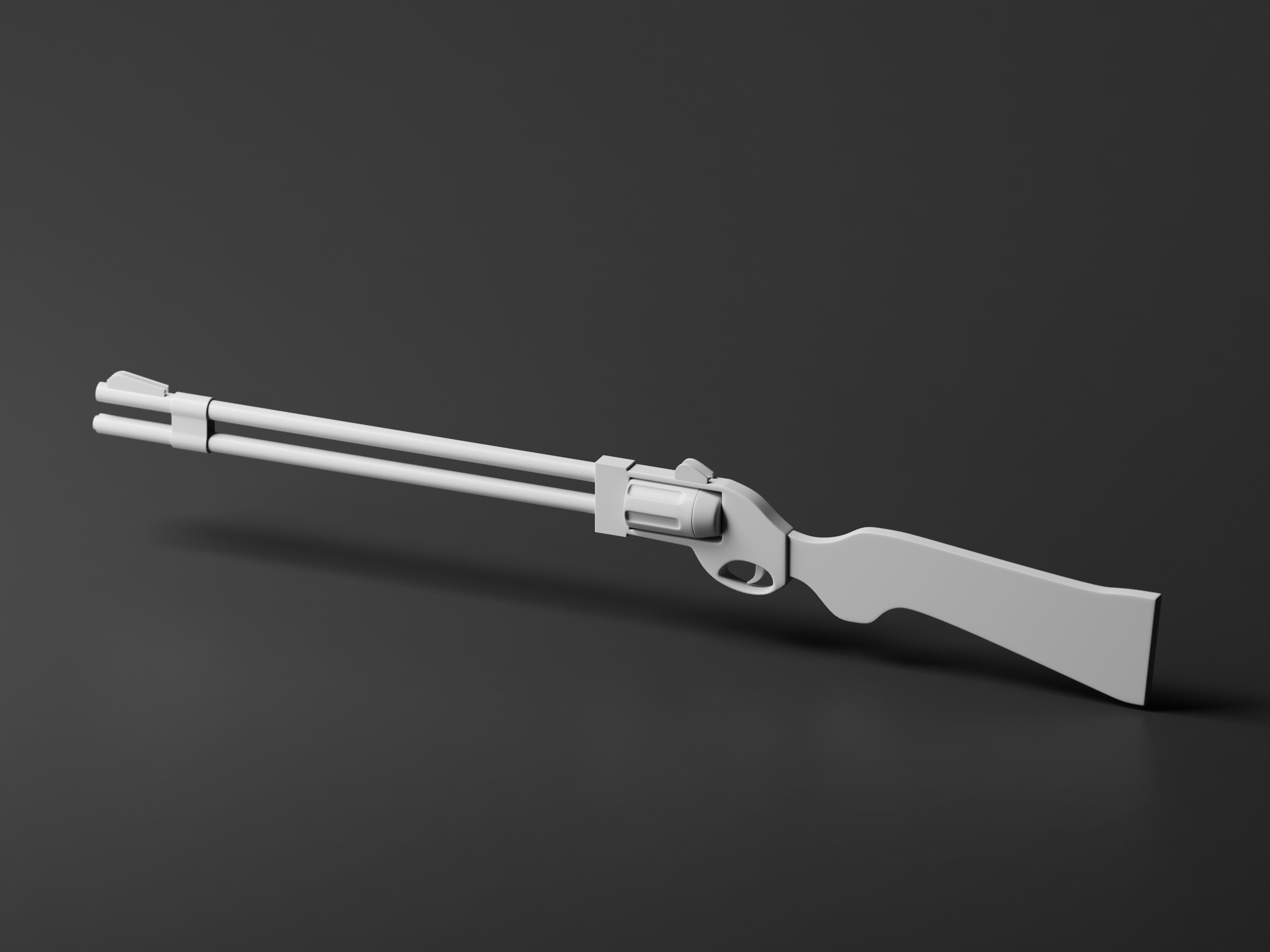 Flobert revolver Safari Sport 3D Model Low-poly 3D model_8