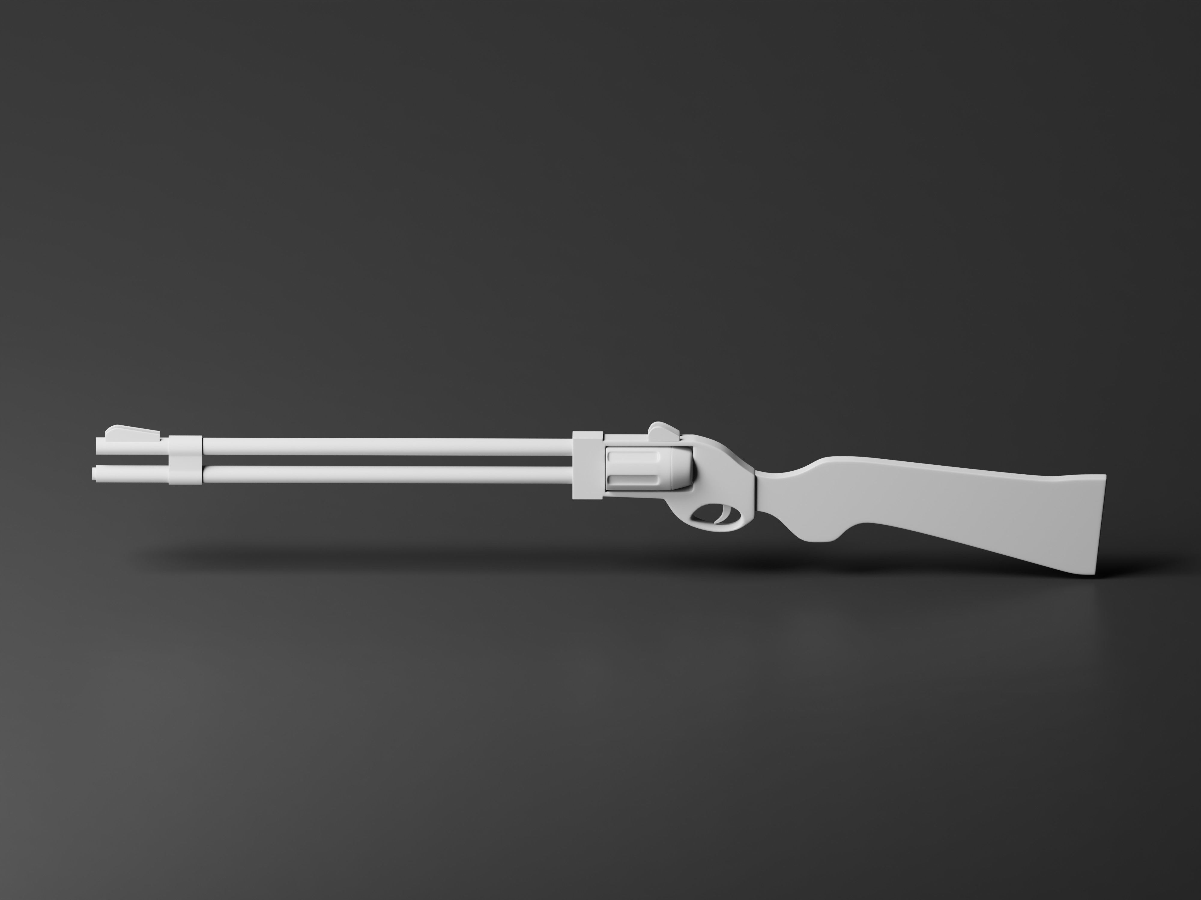 Flobert revolver Safari Sport 3D Model Low-poly 3D model_7