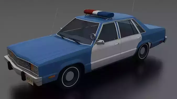 Fairmont 4dr Sedan 1978 Police Car Unmarked