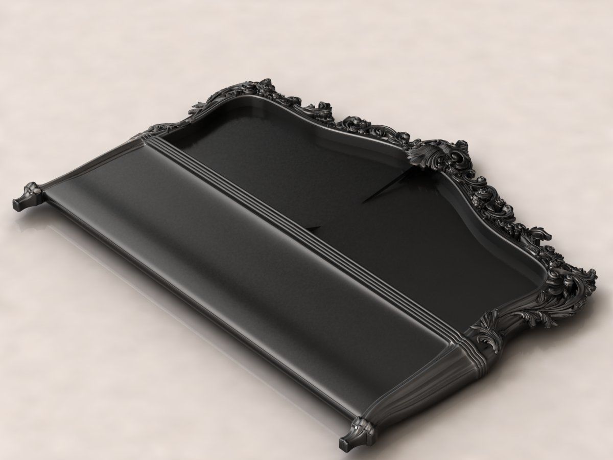 Patterned Bed 2 3D print model_1