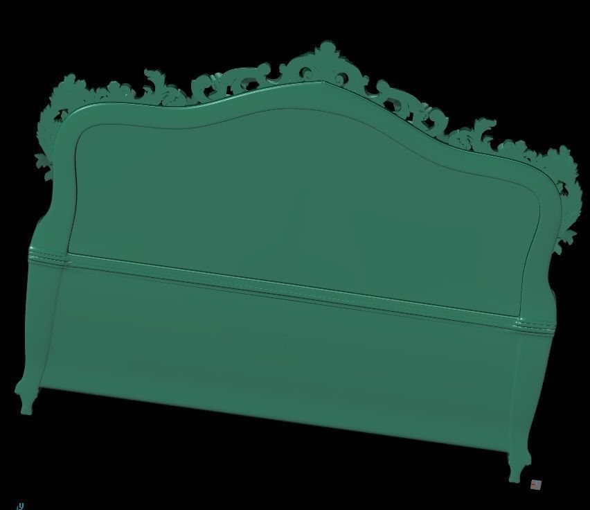 Patterned Bed 2 3D print model_4