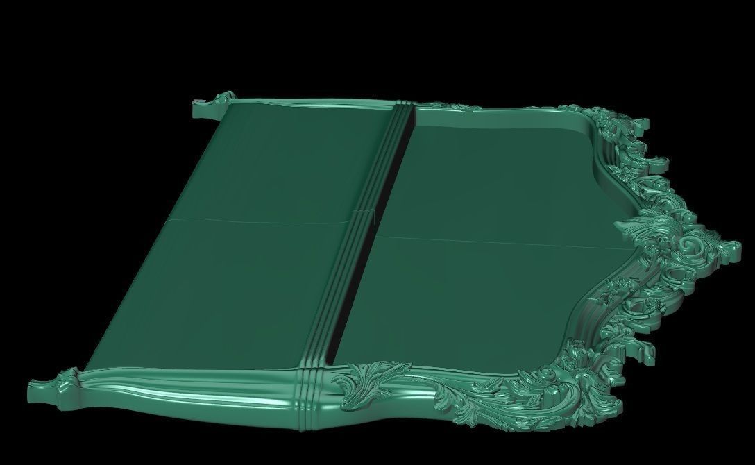 Patterned Bed 2 3D print model_7