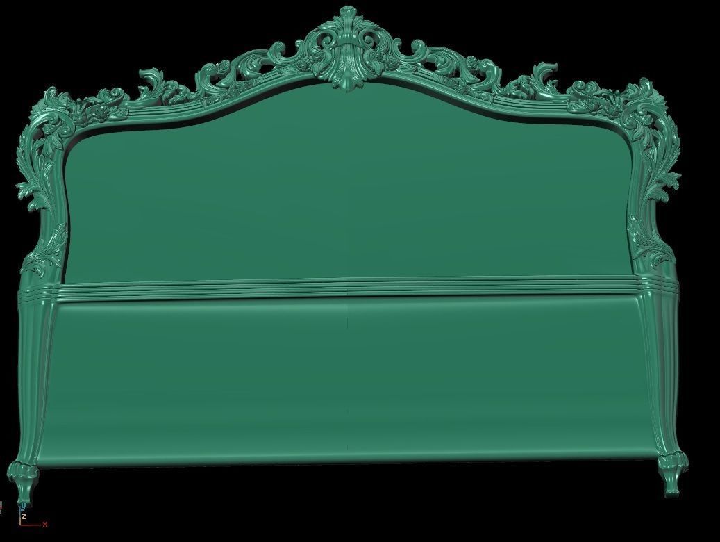 Patterned Bed 2 3D print model_3