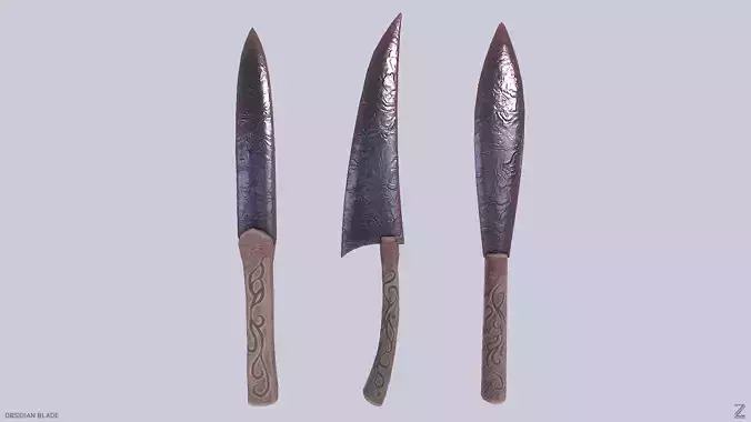 Obsidian blade collection