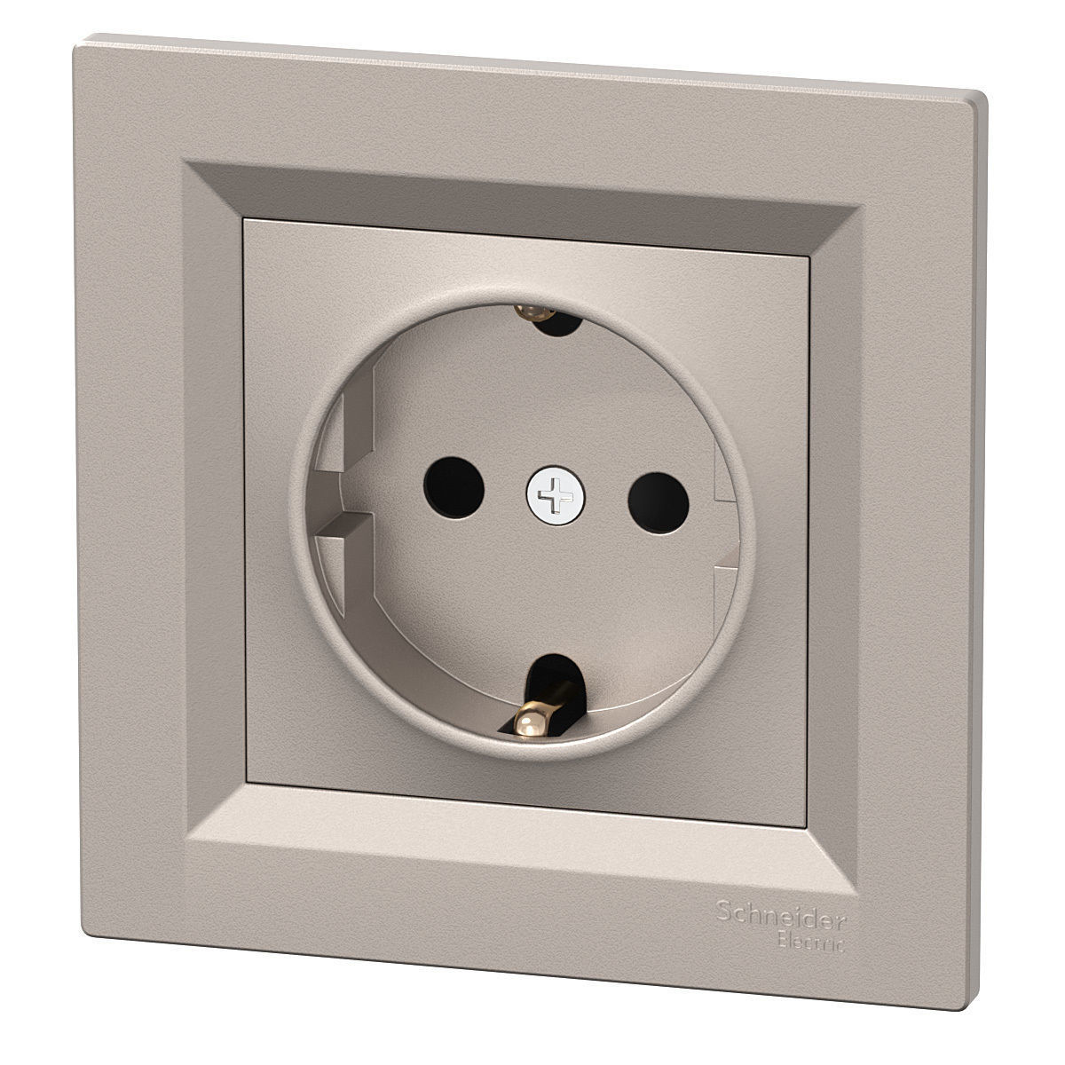 Schneider Asfora sockets 3D model_3