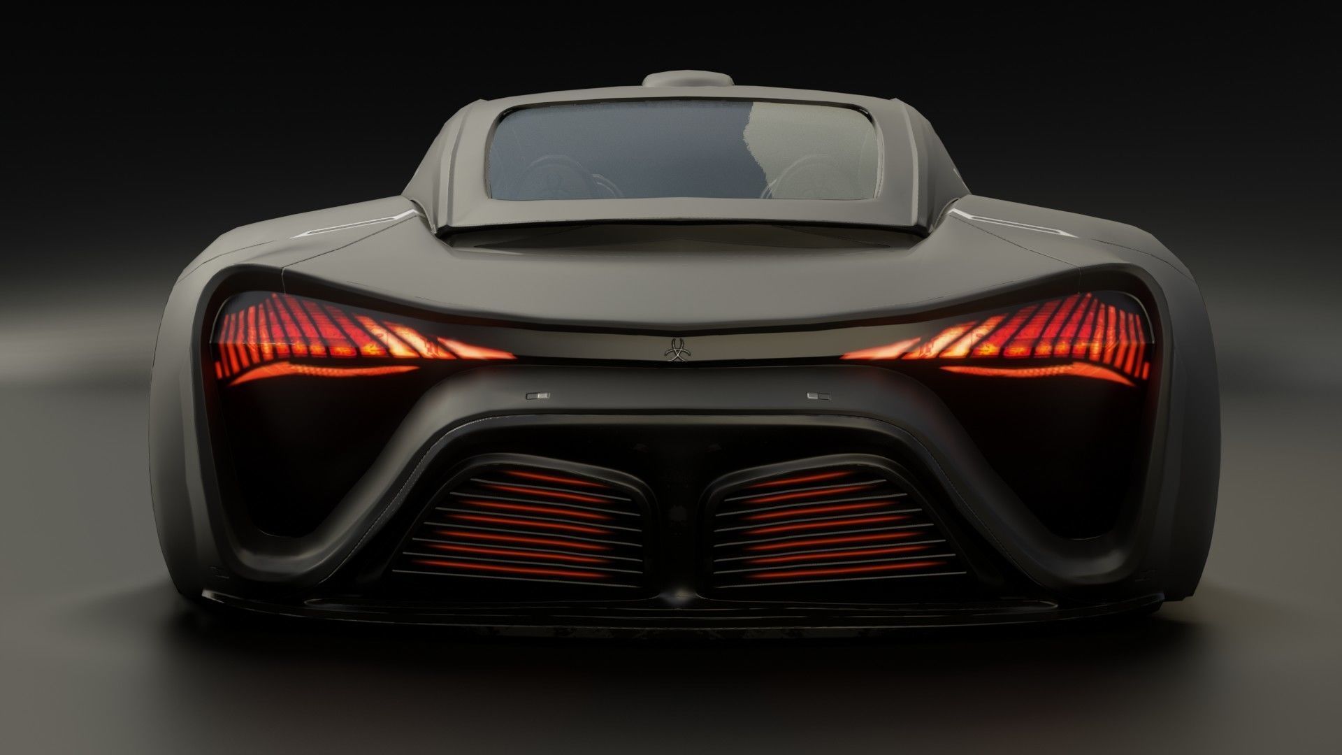 3Dpro CAR scifi 6 Low-poly 3D model_3