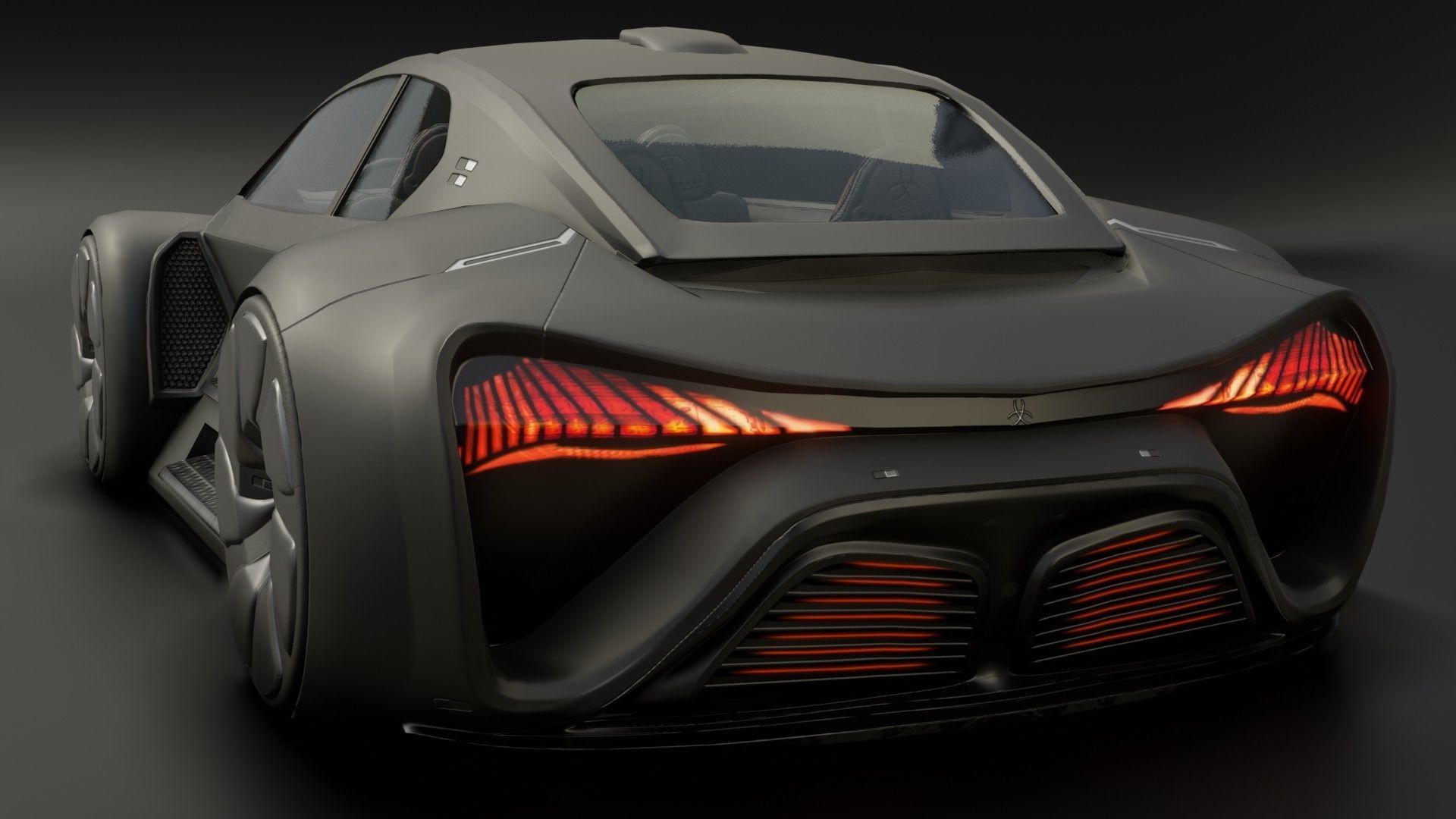 3Dpro CAR scifi 6 Low-poly 3D model_5