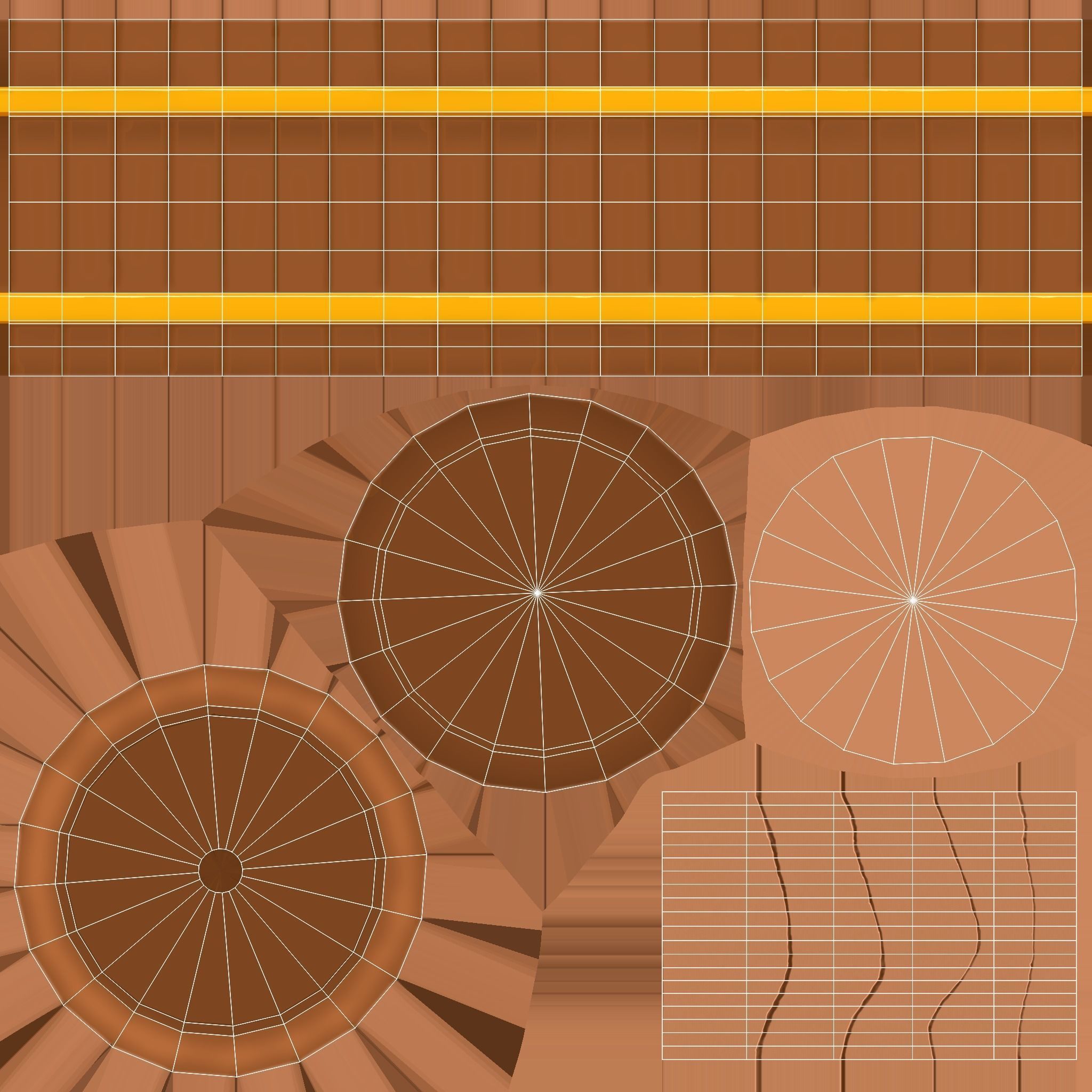 Prop20 Barrel Bomb Low-poly 3D model_11