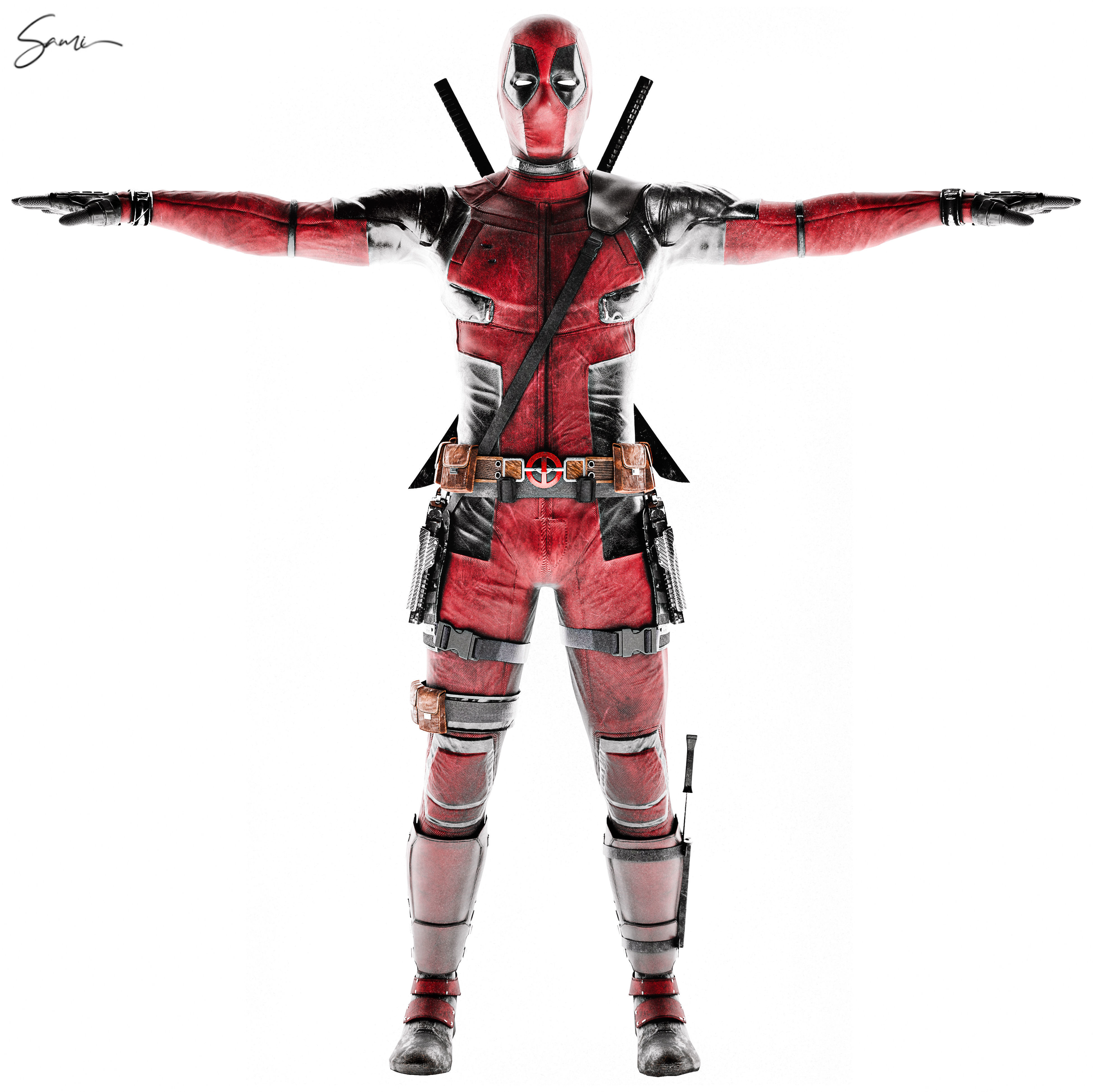 DeadPool 3D Model 3D model_55