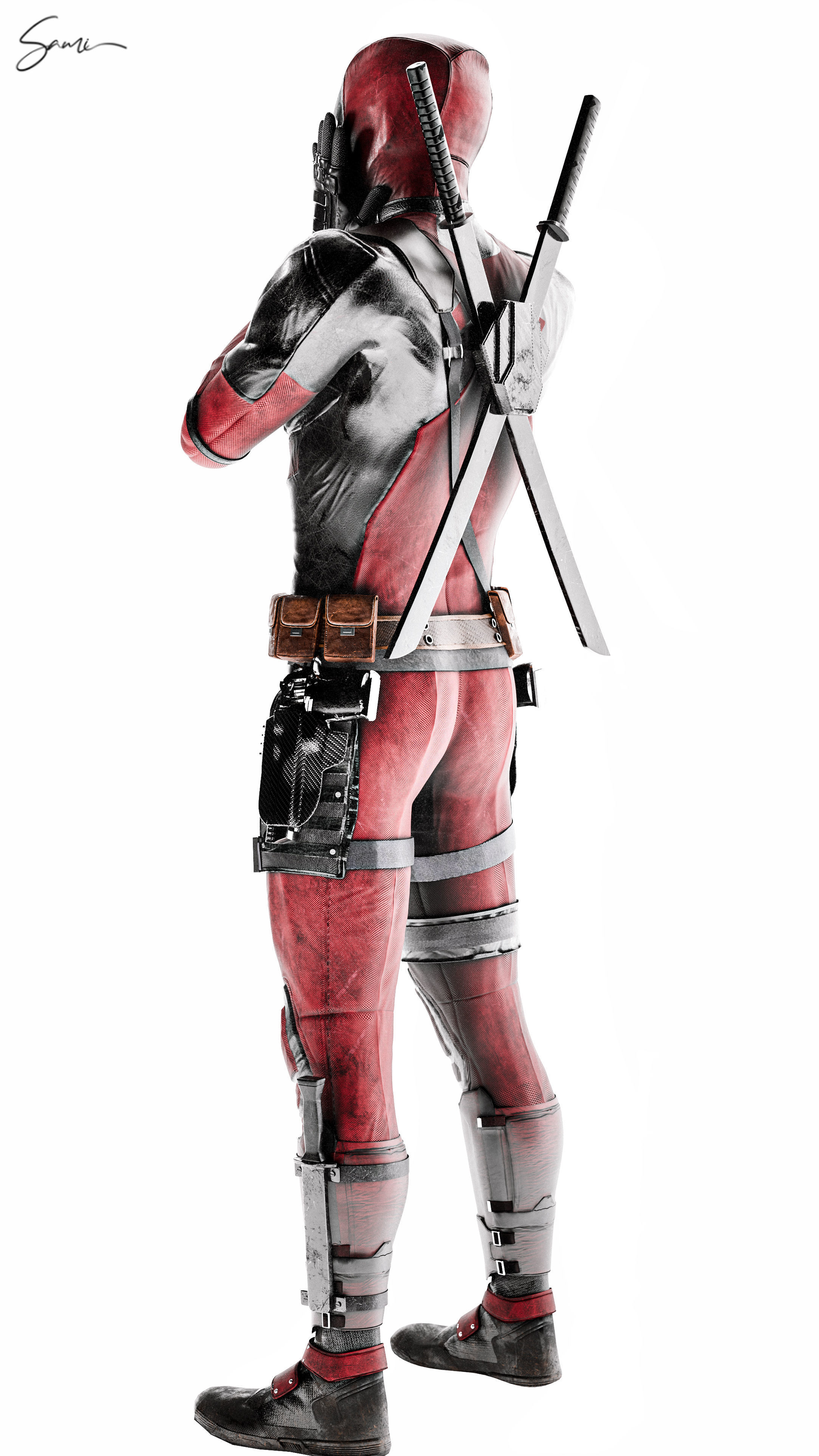 DeadPool 3D Model 3D model_59