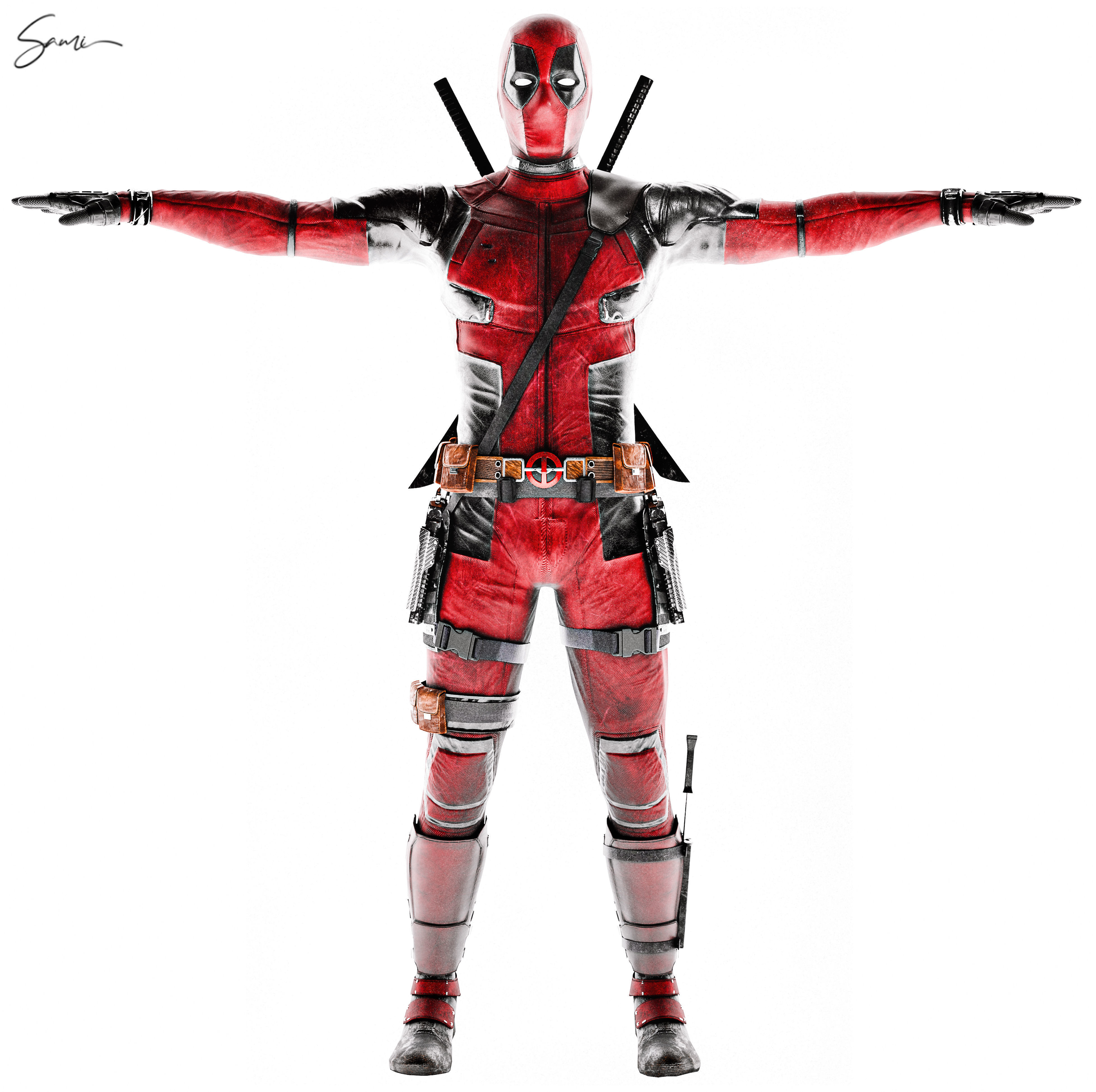 DeadPool 3D Model 3D model_50