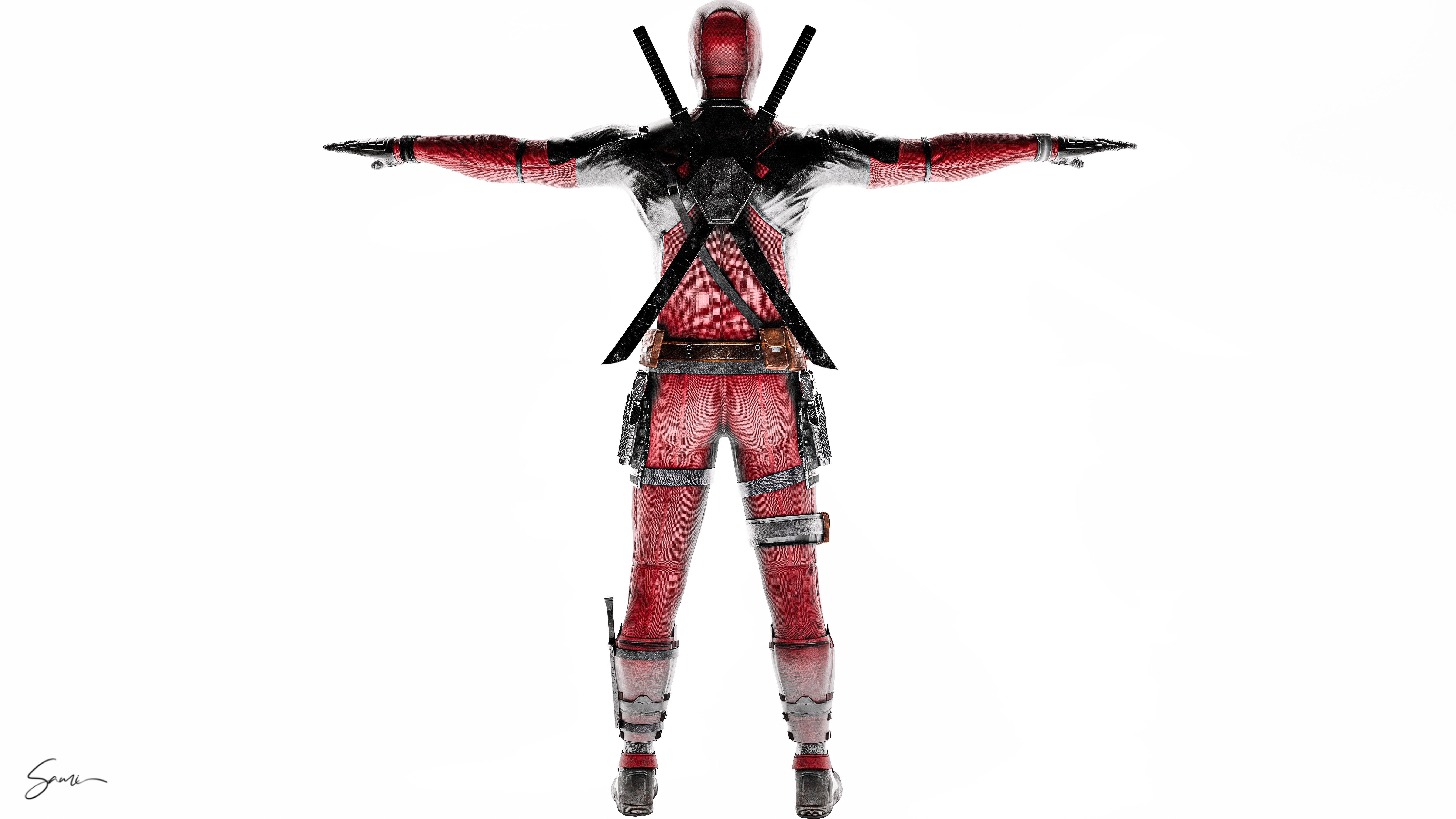 DeadPool 3D Model 3D model_64