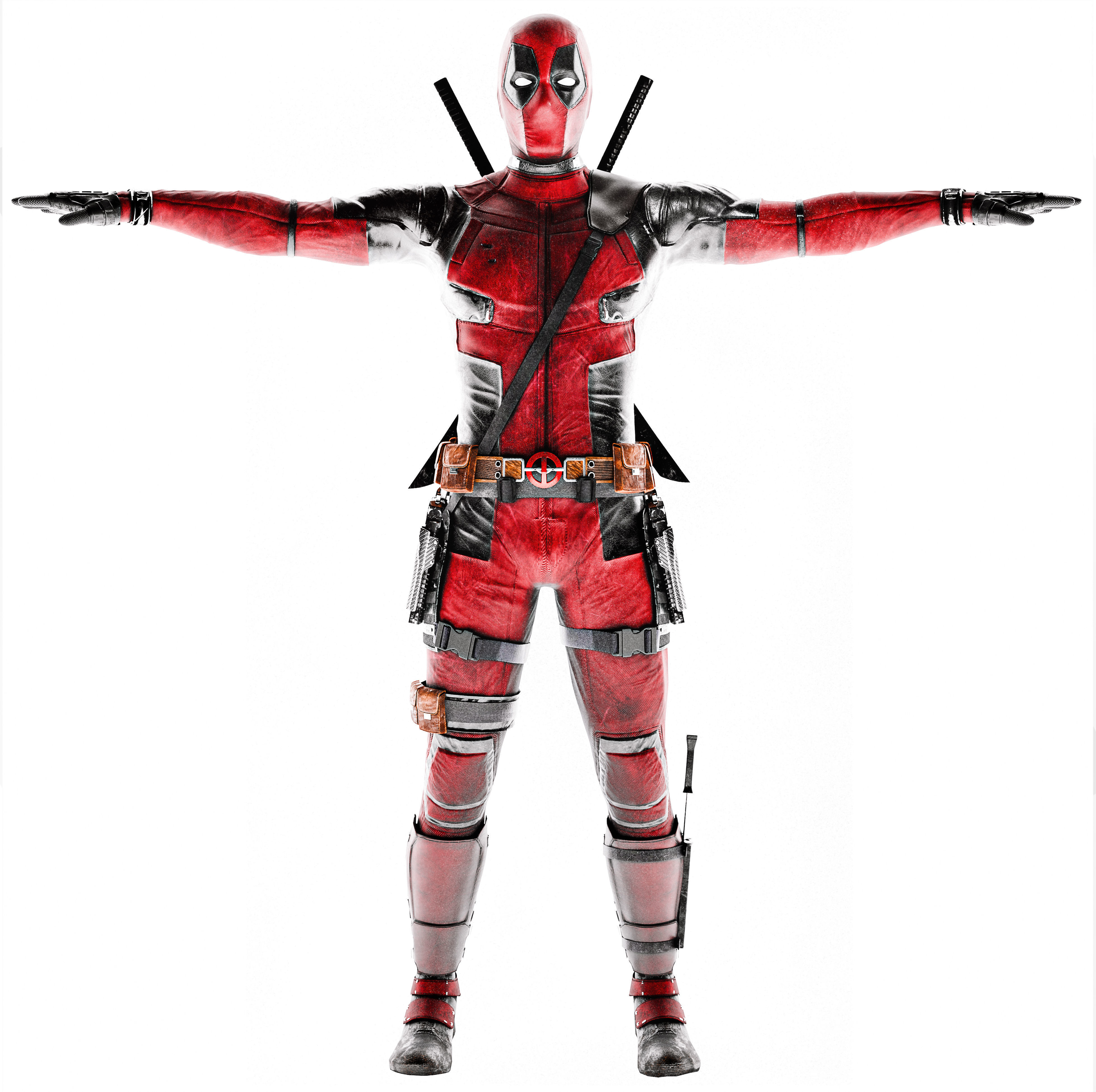 DeadPool 3D Model 3D model_37