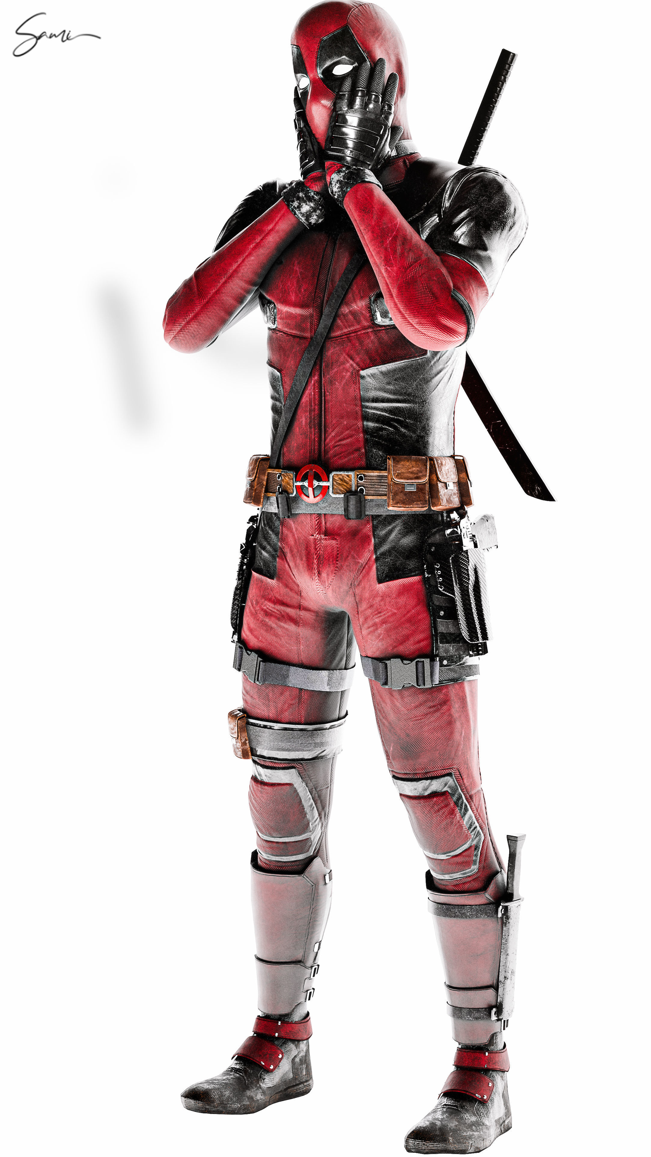 DeadPool 3D Model 3D model_7