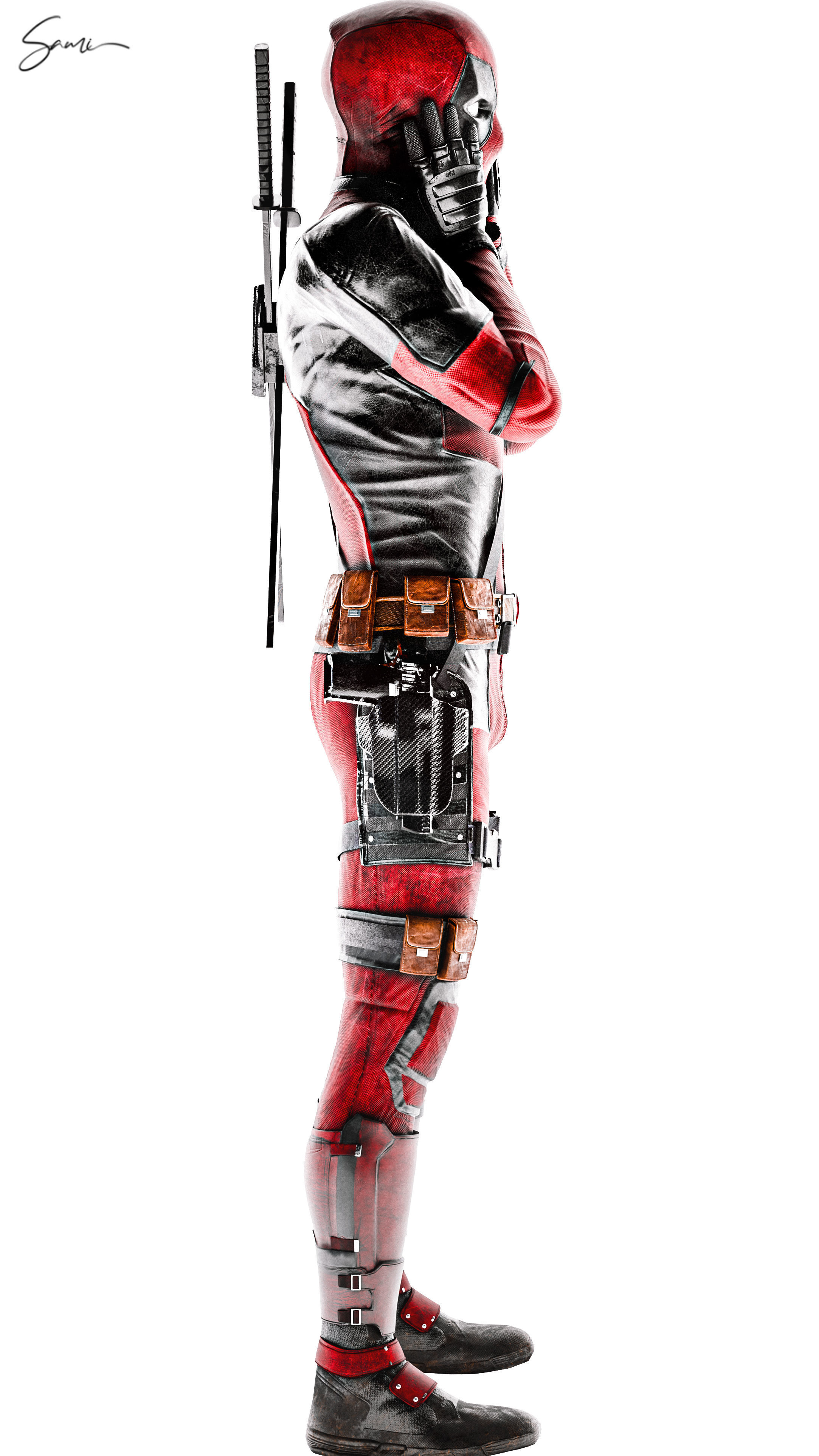 DeadPool 3D Model 3D model_67