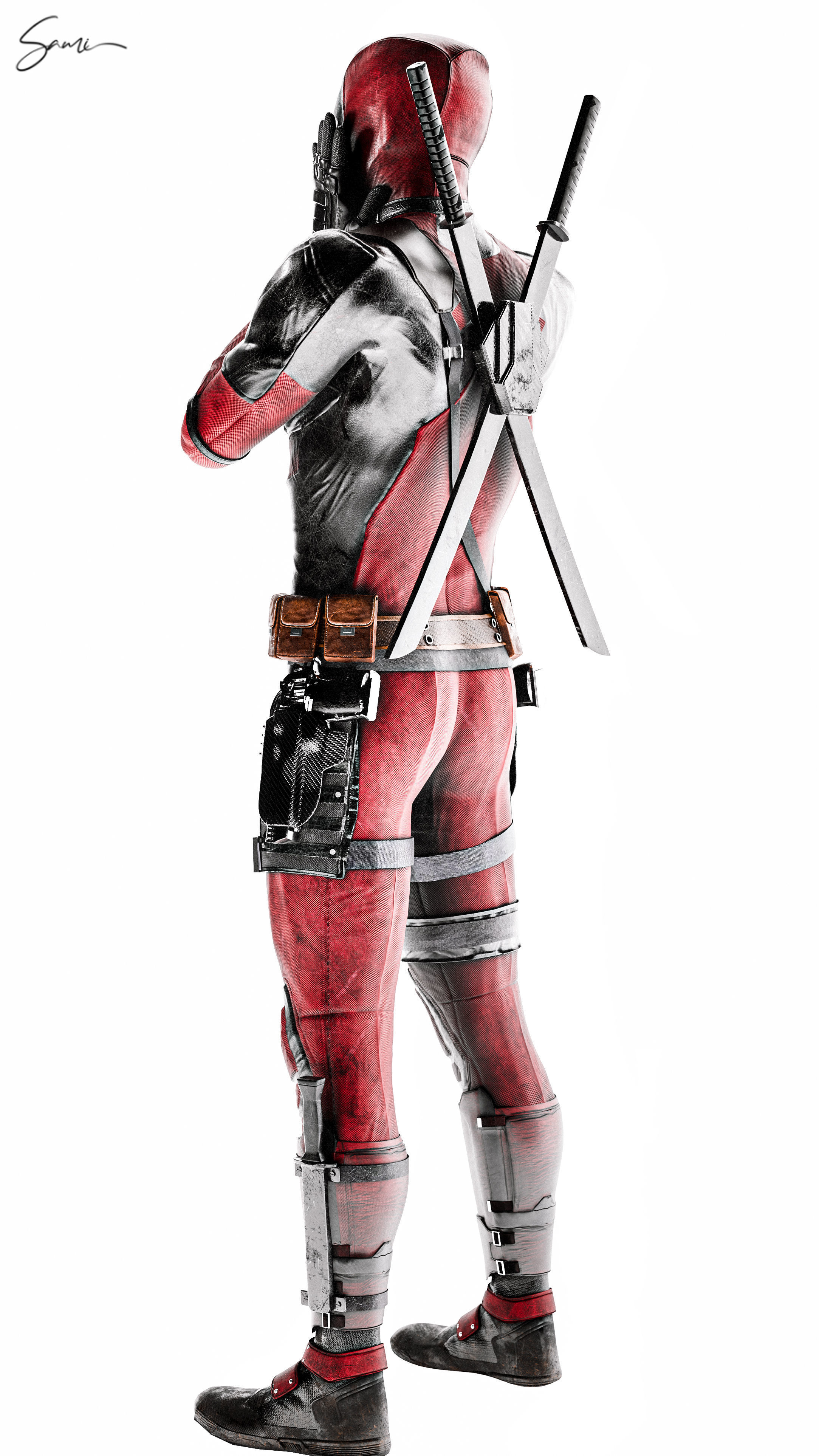 DeadPool 3D Model 3D model_74