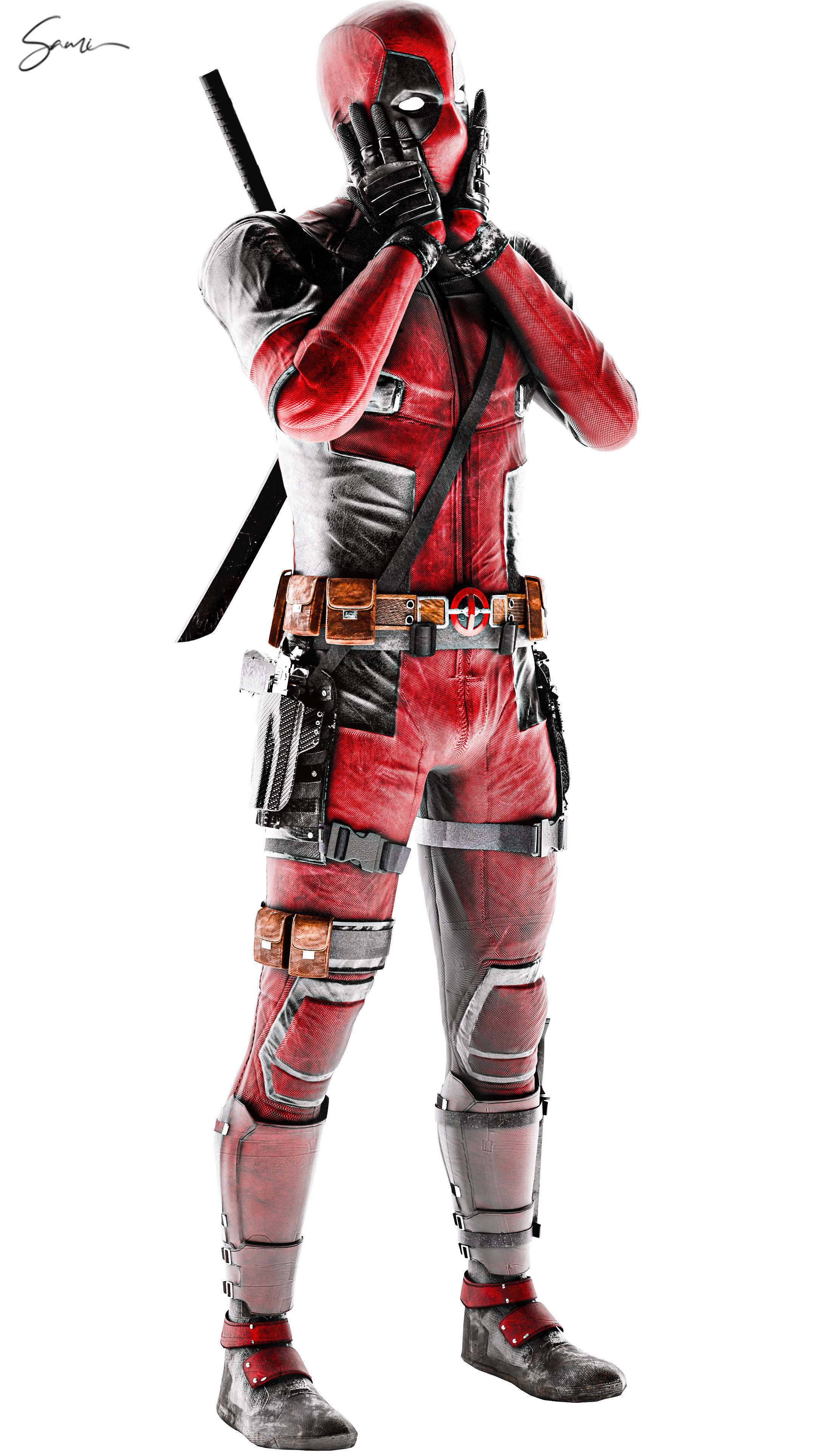 DeadPool 3D Model 3D model_14