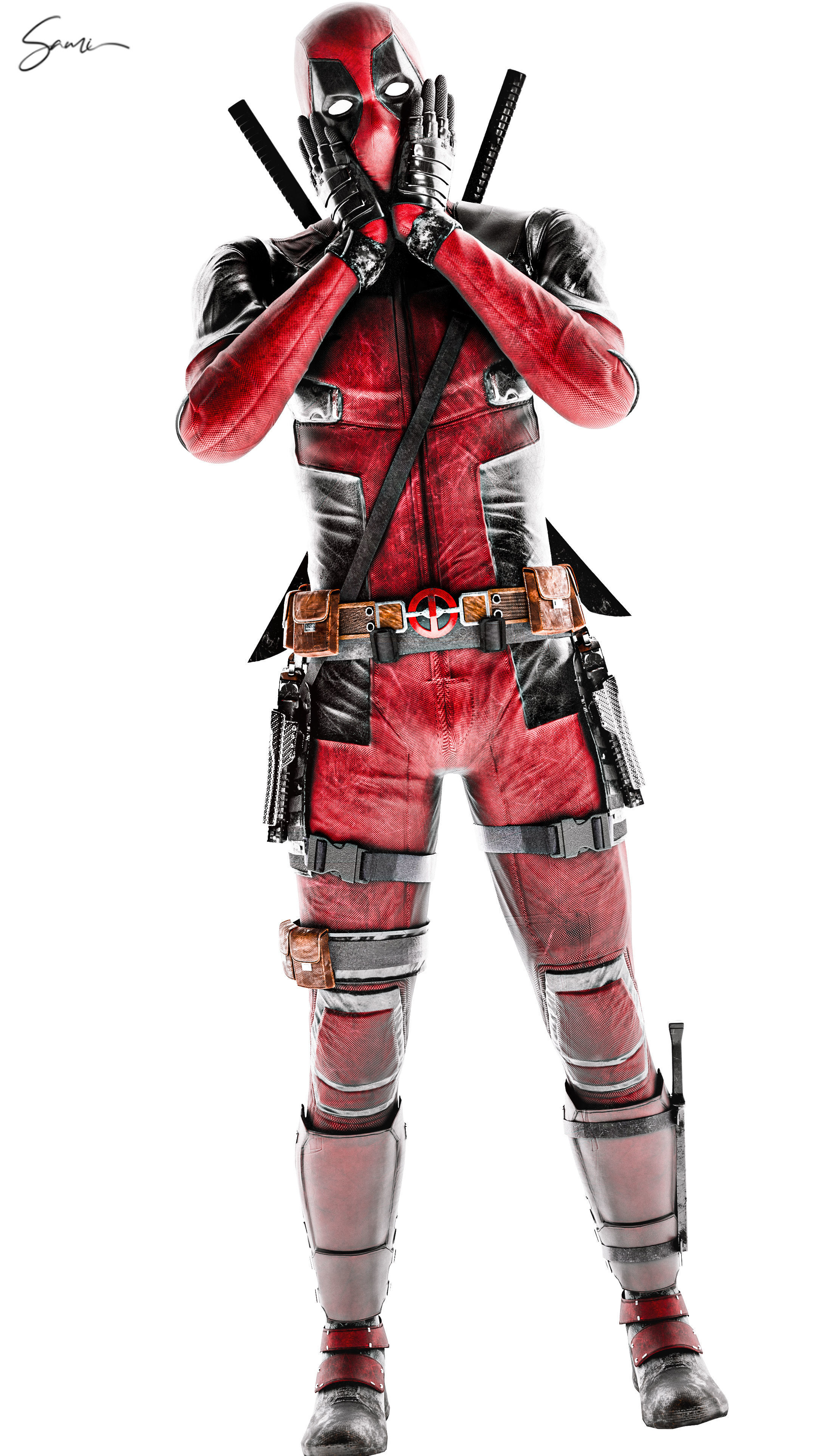 DeadPool 3D Model 3D model_16