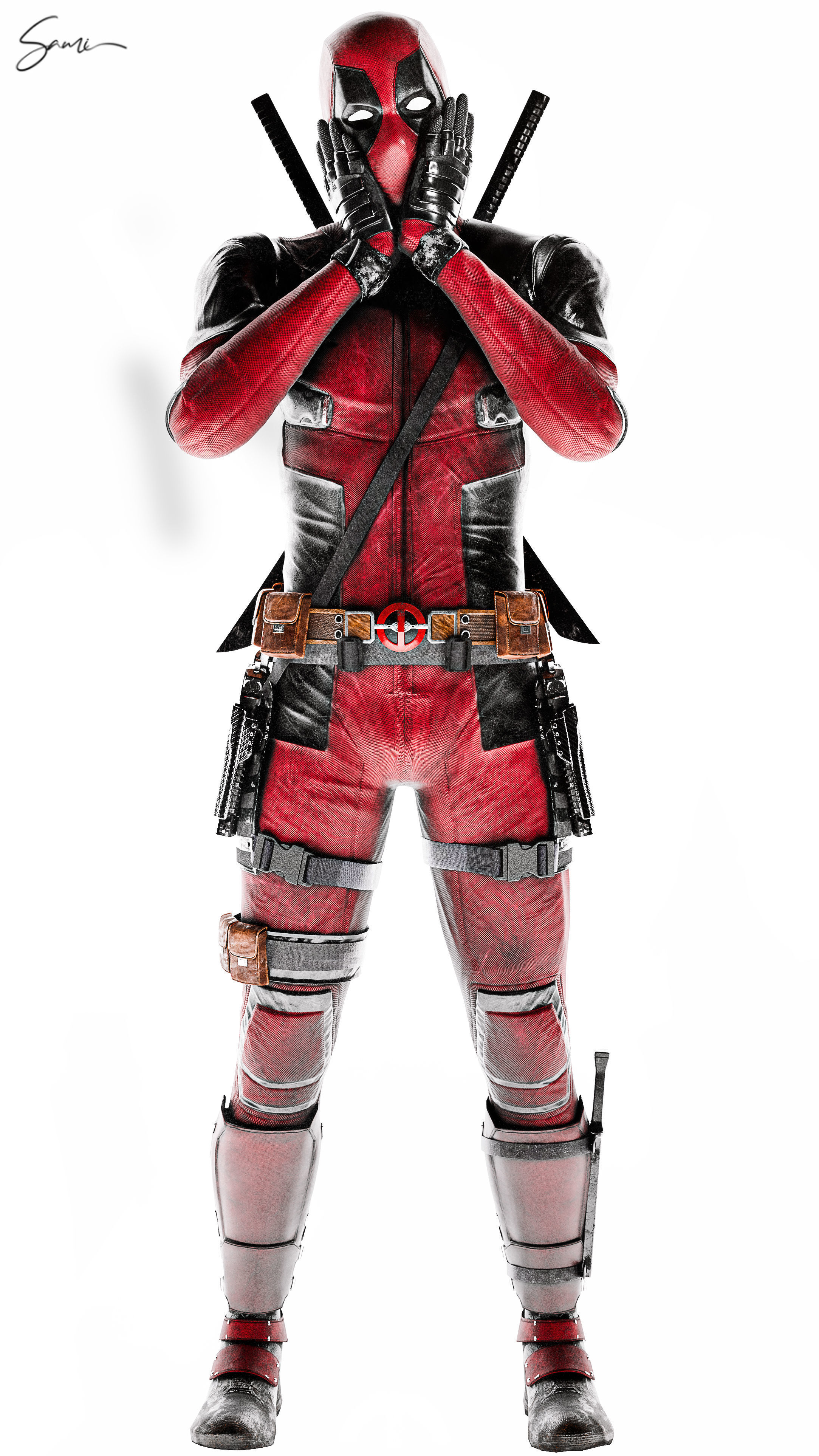 DeadPool 3D Model 3D model_2