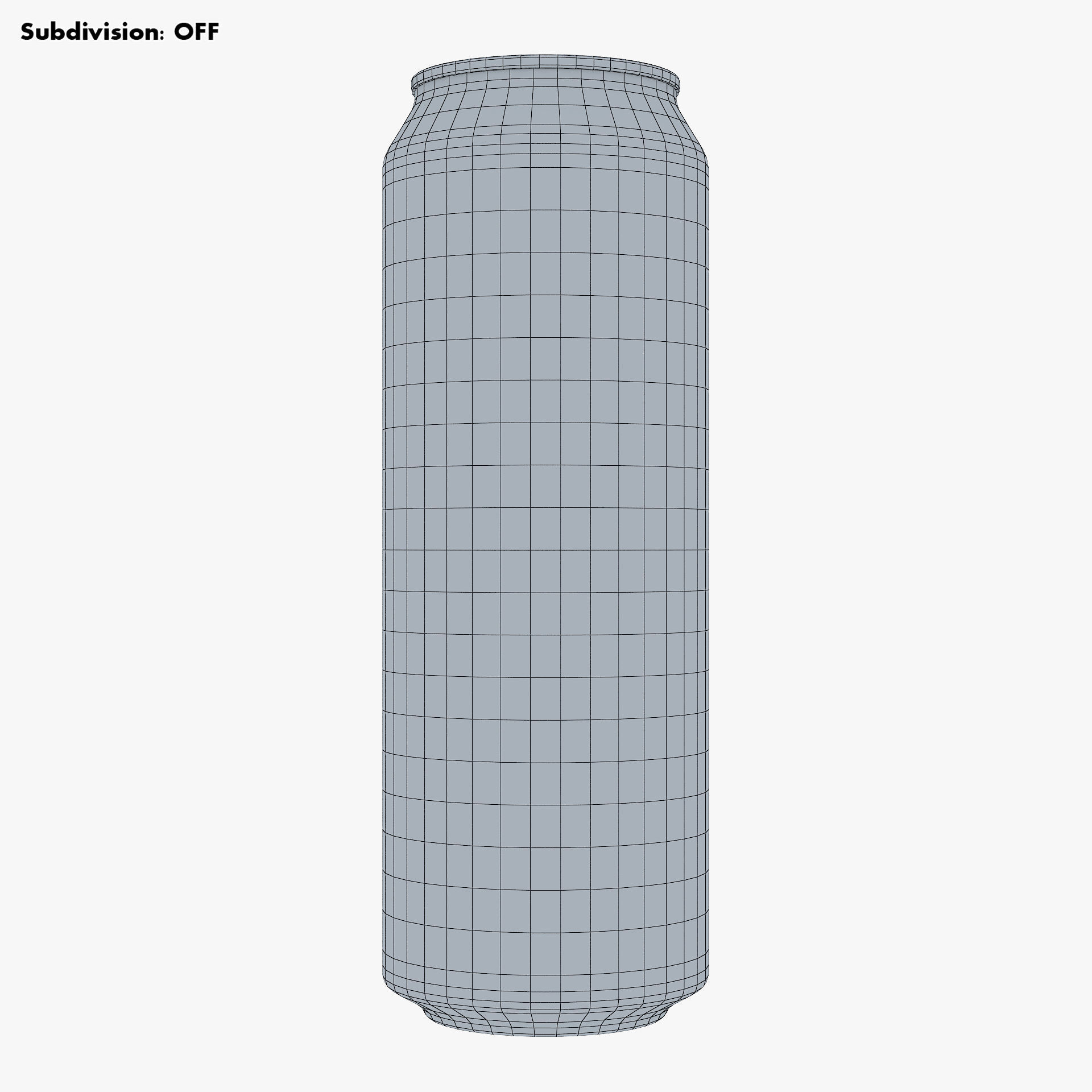 Aluminum Standard Can 568ml 1 Pinta v 2 3D model_12