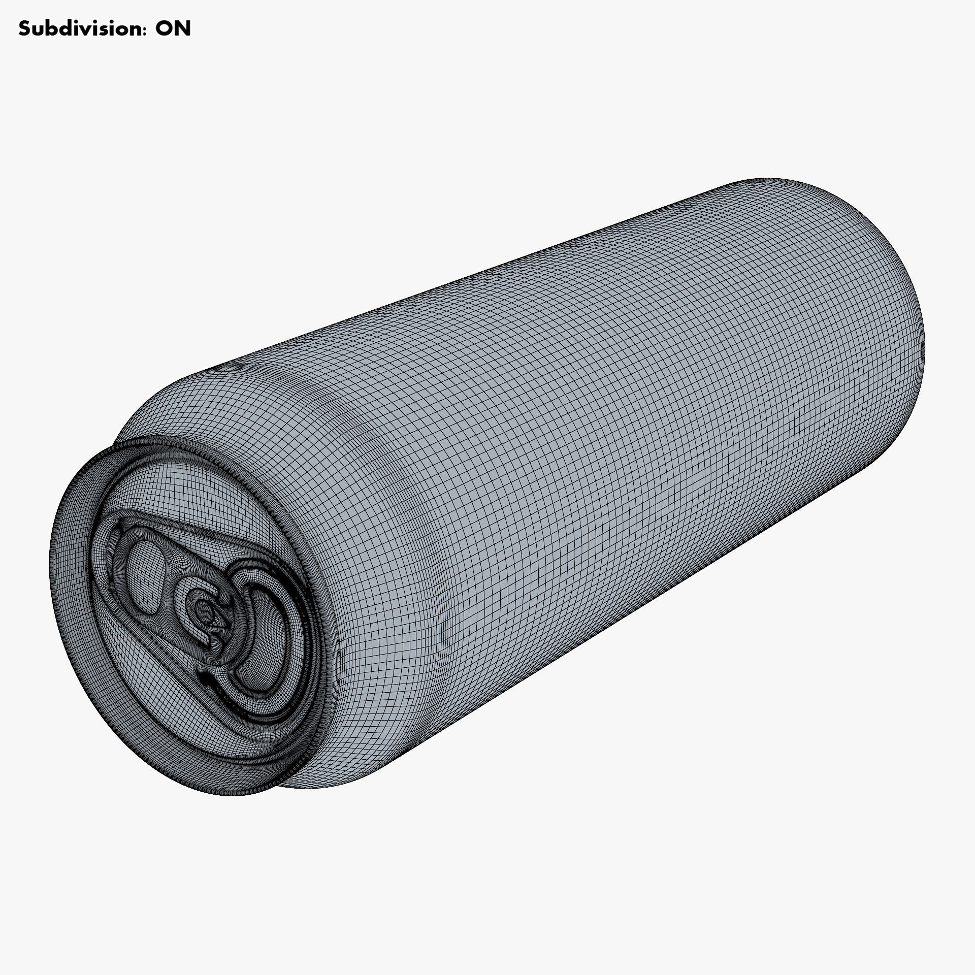 Aluminum Standard Can 568ml 1 Pinta v 2 3D model_19