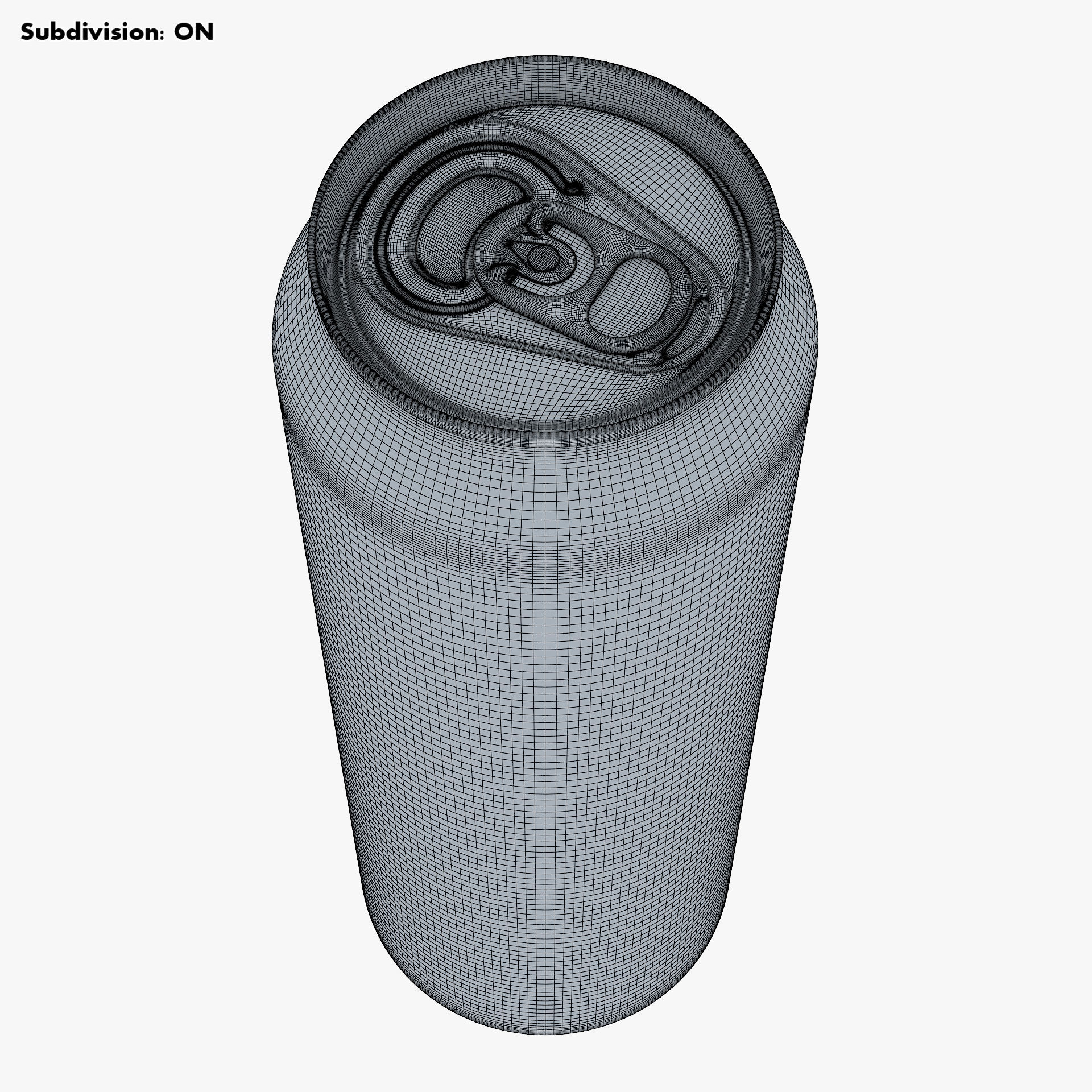 Aluminum Standard Can 568ml 1 Pinta v 2 3D model_13