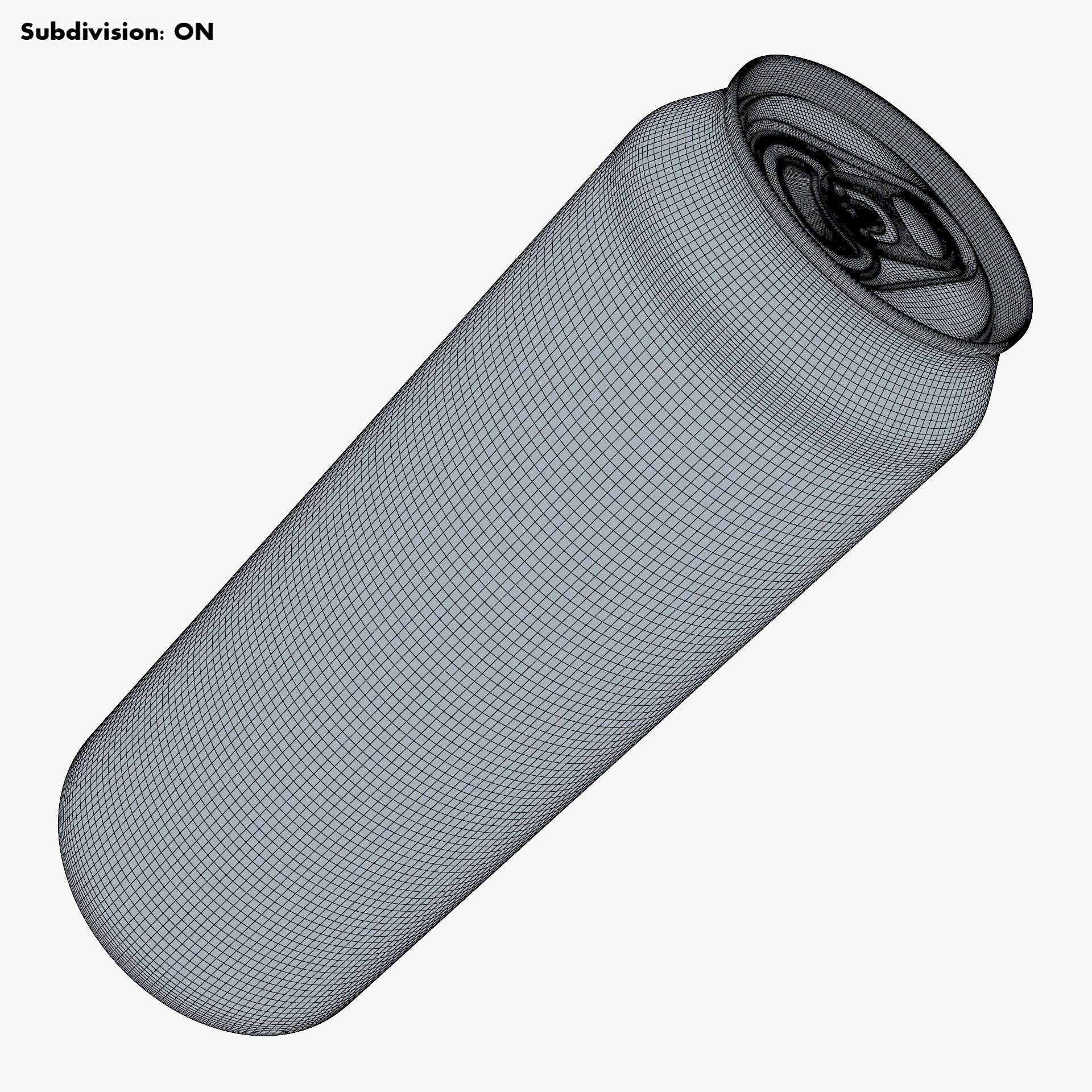 Aluminum Standard Can 568ml 1 Pinta v 2 3D model_9