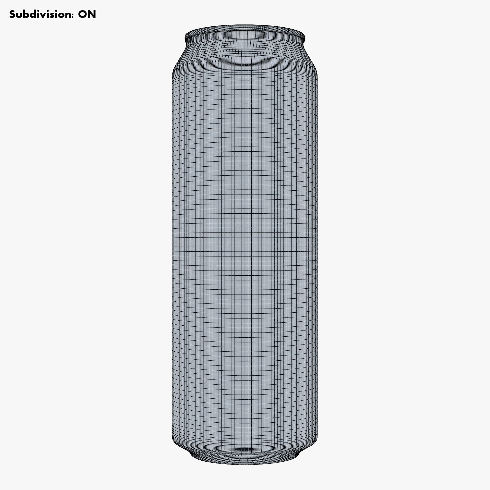 Aluminum Standard Can 568ml 1 Pinta v 2 3D model_11