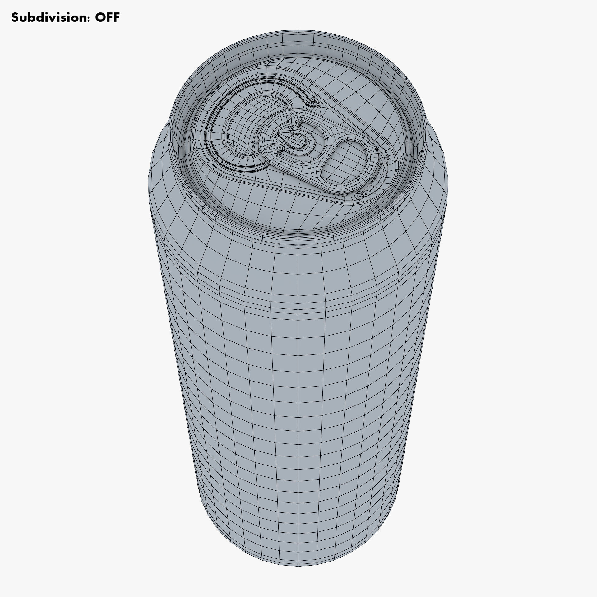 Aluminum Standard Can 568ml 1 Pinta v 2 3D model_14