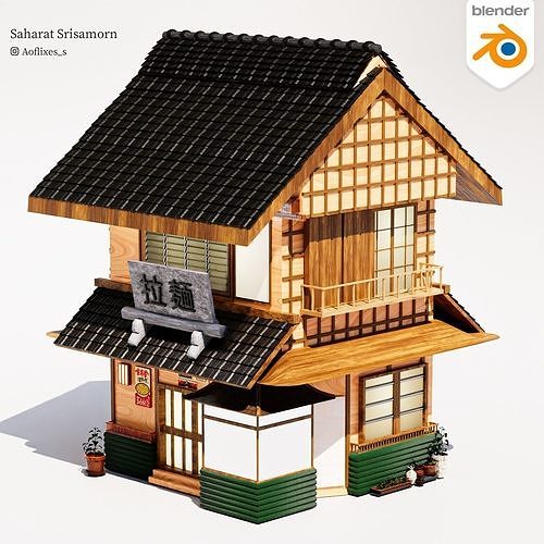 Japanese restaurant  3D model