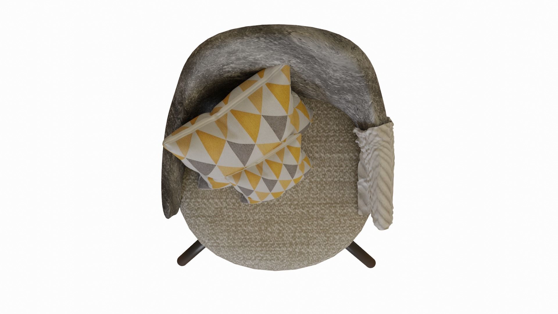 Backyard chair 3D model_4