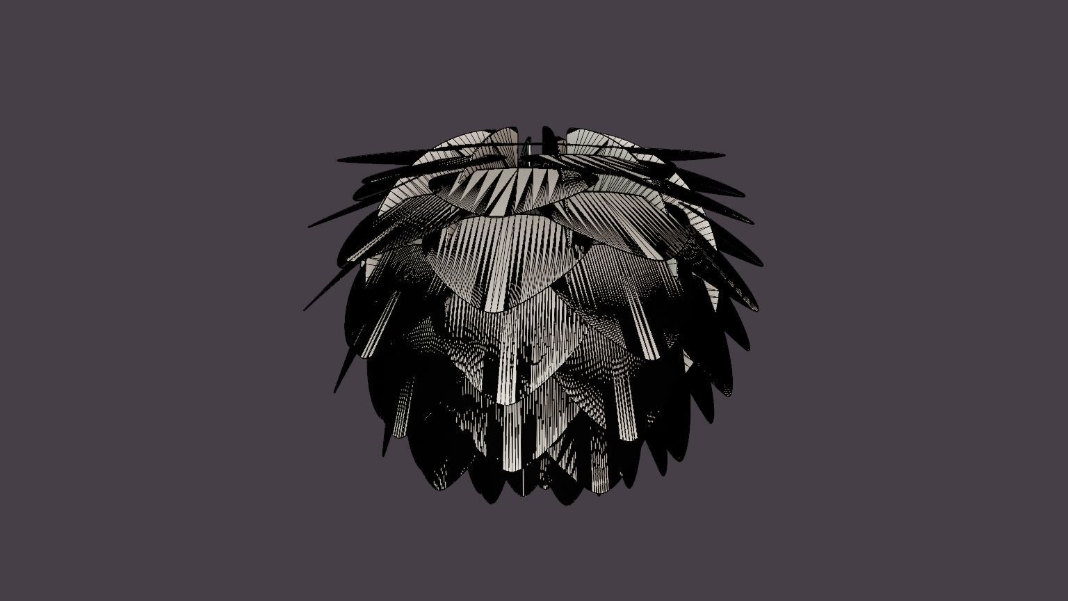 Silvia Lamp Low-poly 3D model_4