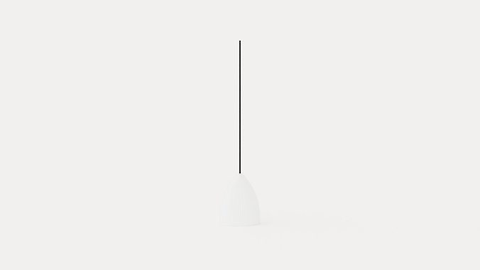 Ripples Lamp Low-poly 3D model