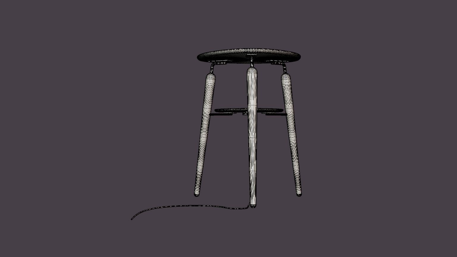 My Spot Table Low-poly 3D model_5