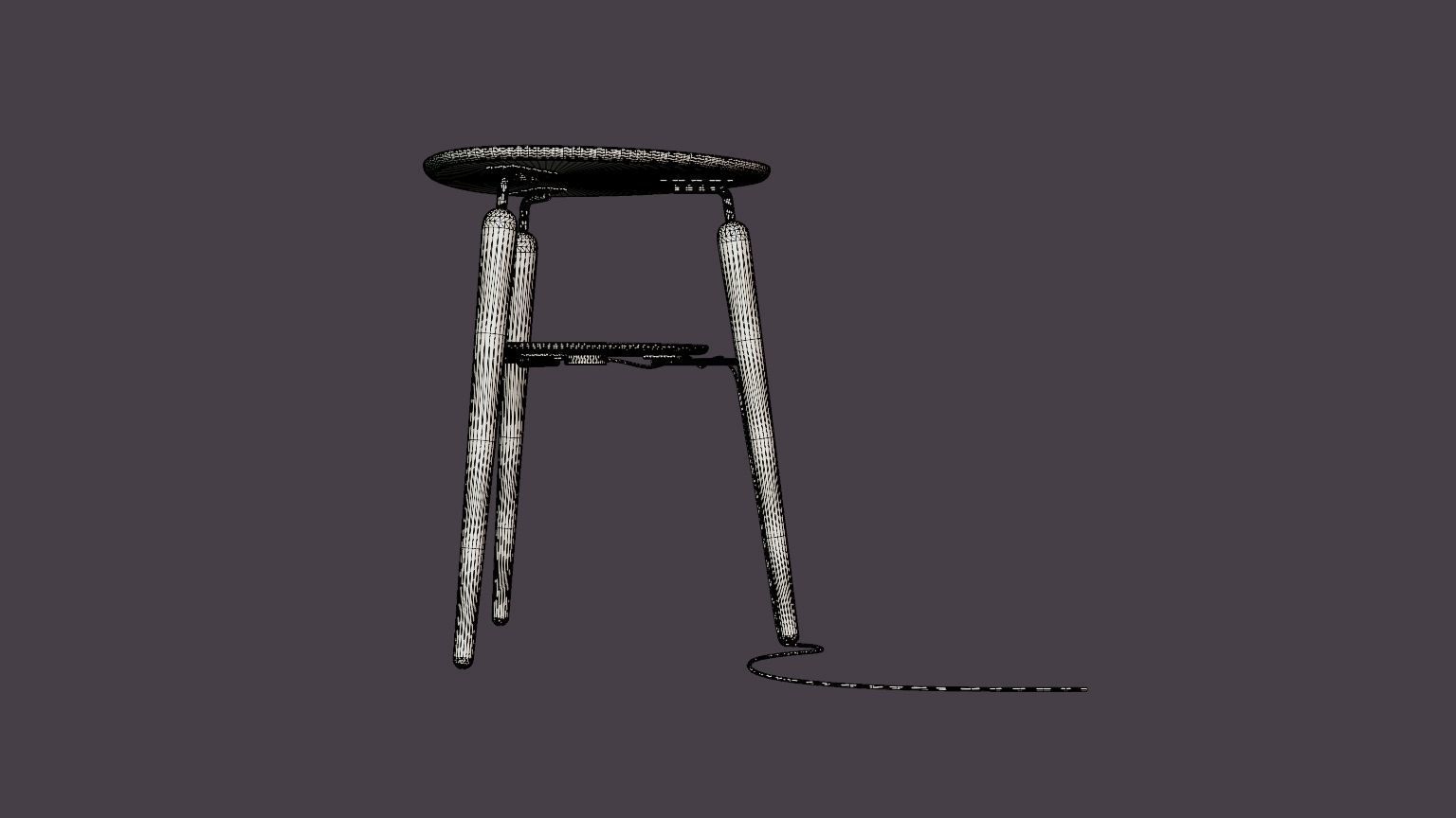 My Spot Table Low-poly 3D model_7