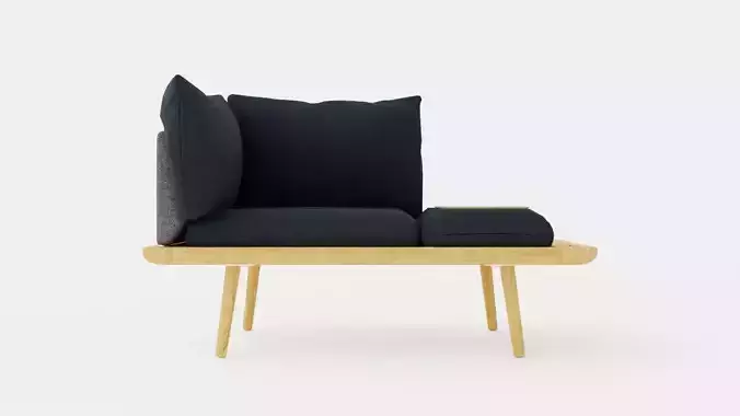 Lounge Around sofa 1 and half seater